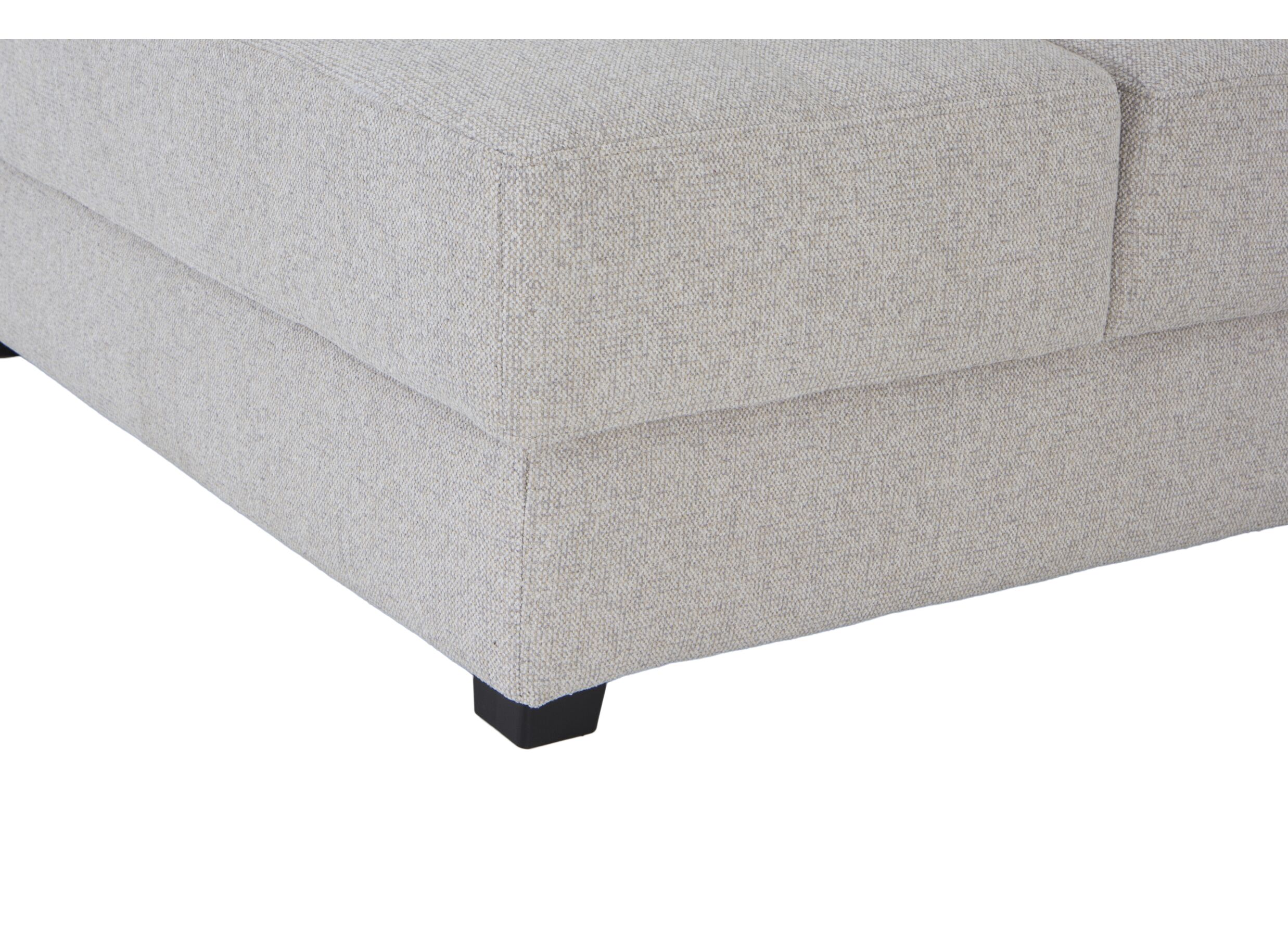 Canapé d'angle Rezzo 291x226cm - tissu avec relax