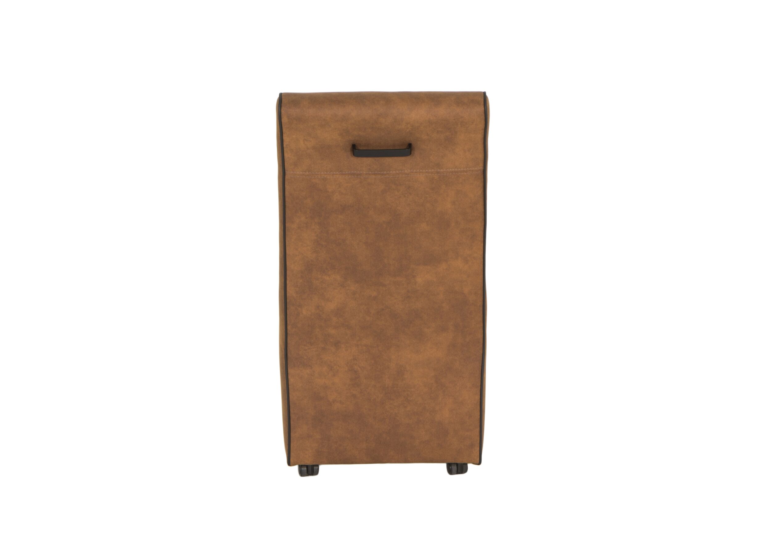 Stoel Cowboy 51x60x95cm - microvezel - cognac preston