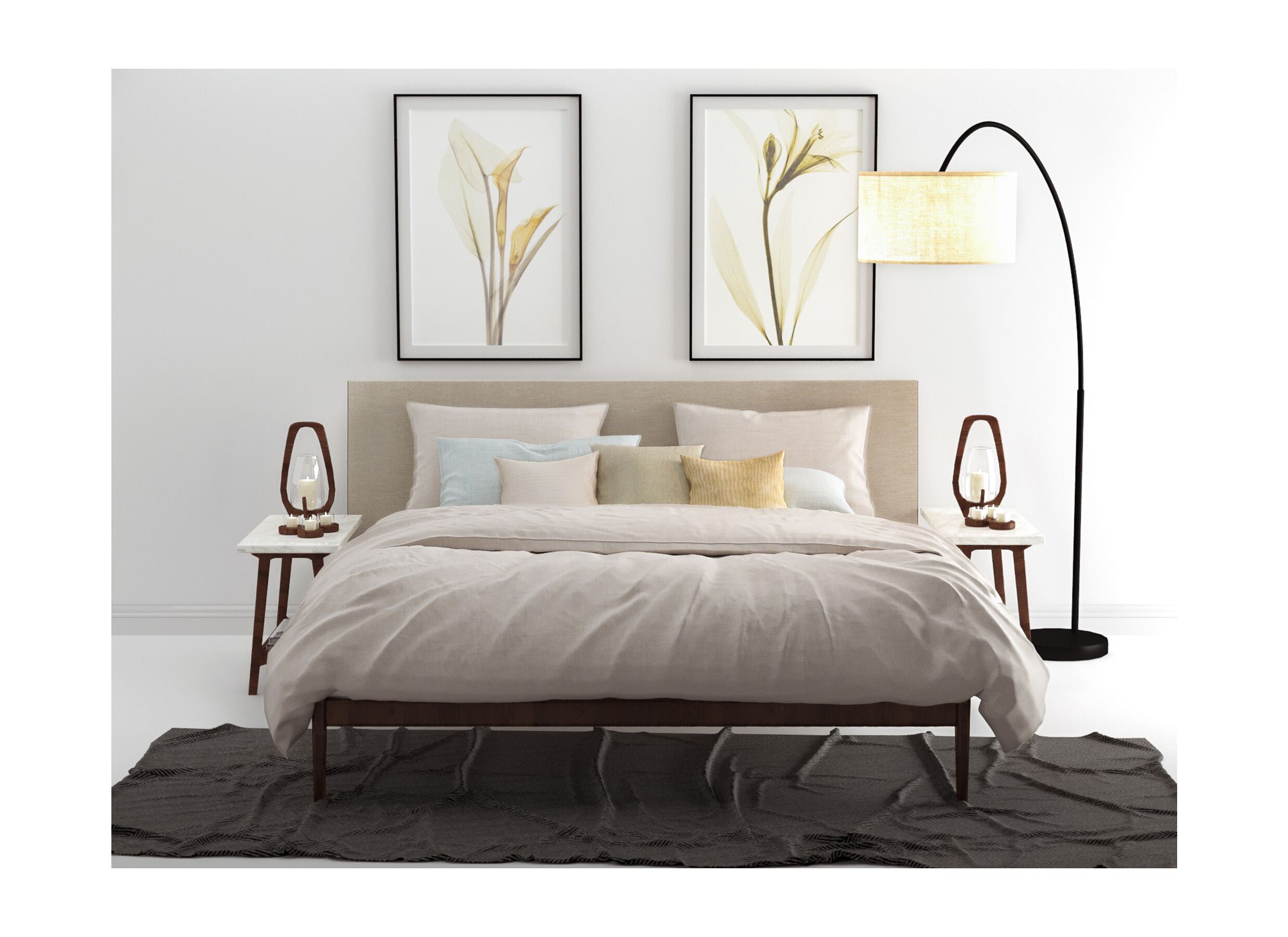 Foto ambiance - Housse de couette 200x220cm coton