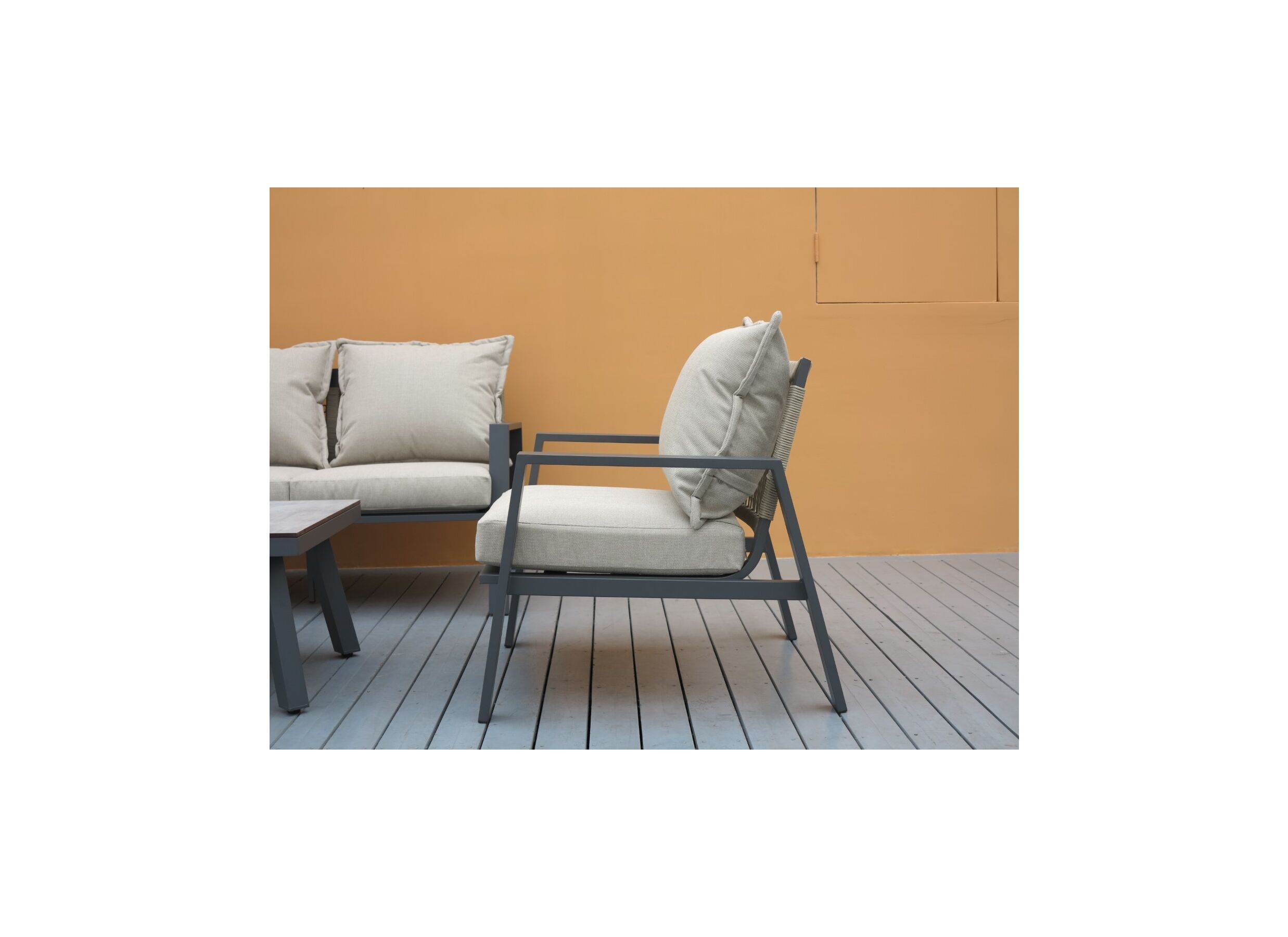 Foto ambiance - Salon lounge Arctica aluminium anthracite