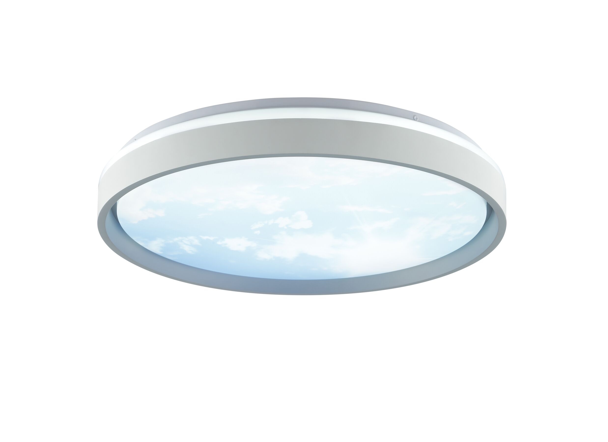 Plafondlamp Sky Dream Ø48 - Plafonnier Sky Dream Ø48,5cm - blanc & gris