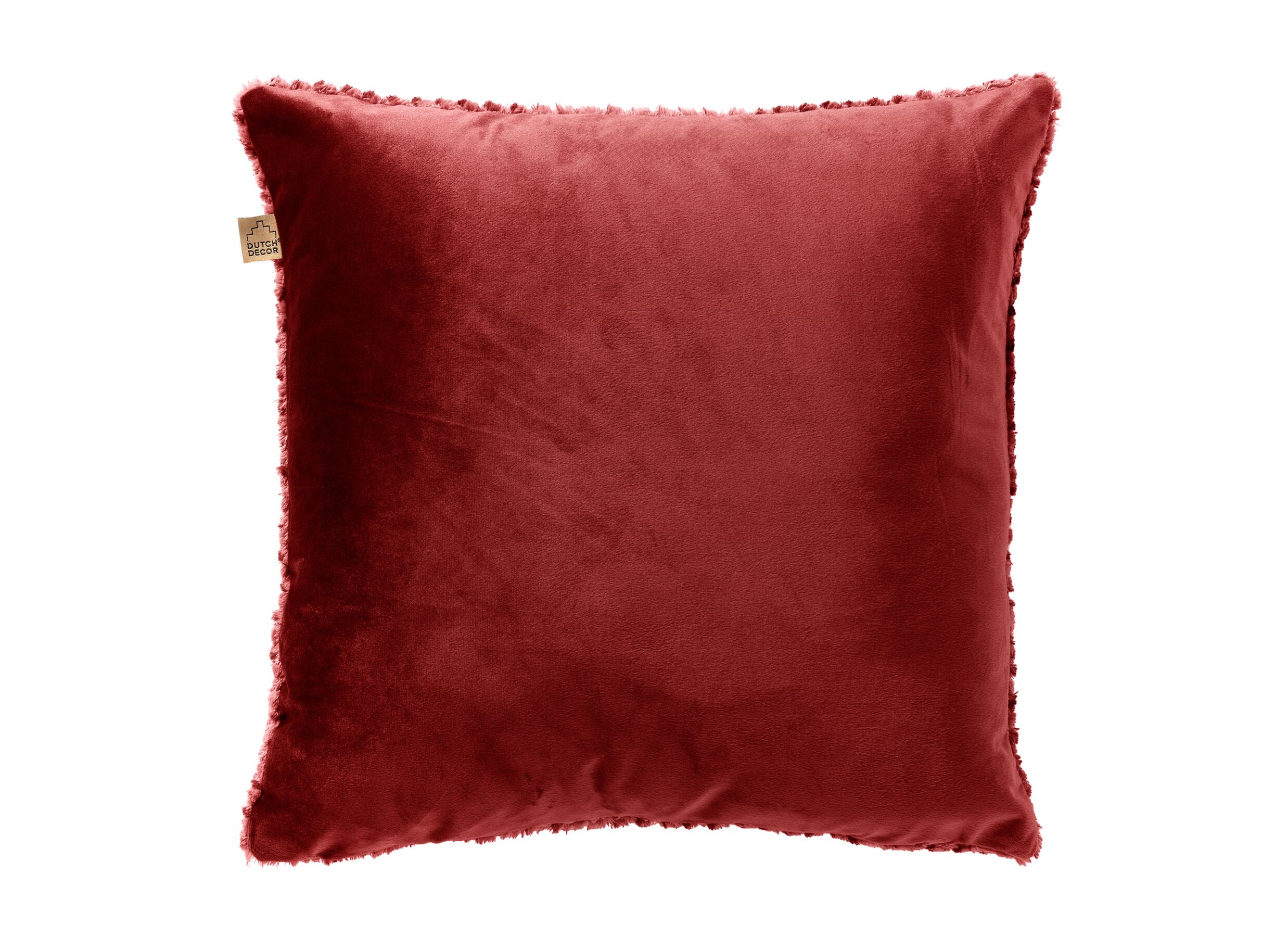 Aperçu - Coussin Mick 45x45cm - polyester - merlot