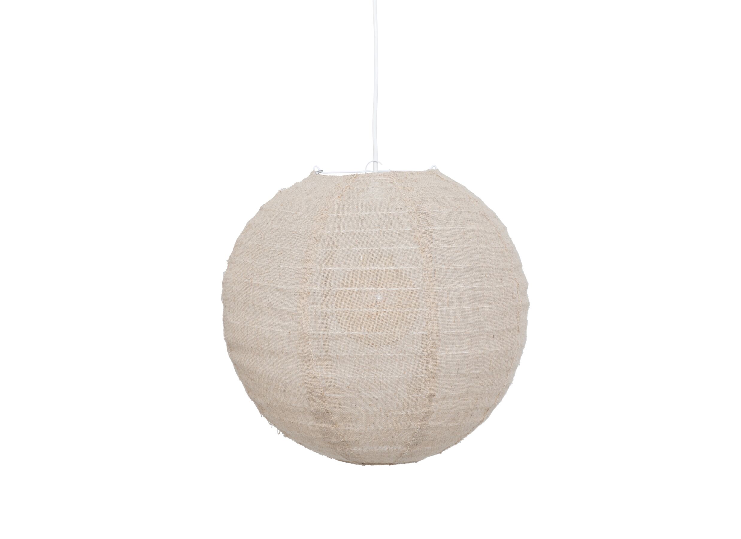 Hanglamp Jordy Bol Ø35cm - linnen - beige - Hanglamp Jordy Bol Ø35cm - linnen - beige