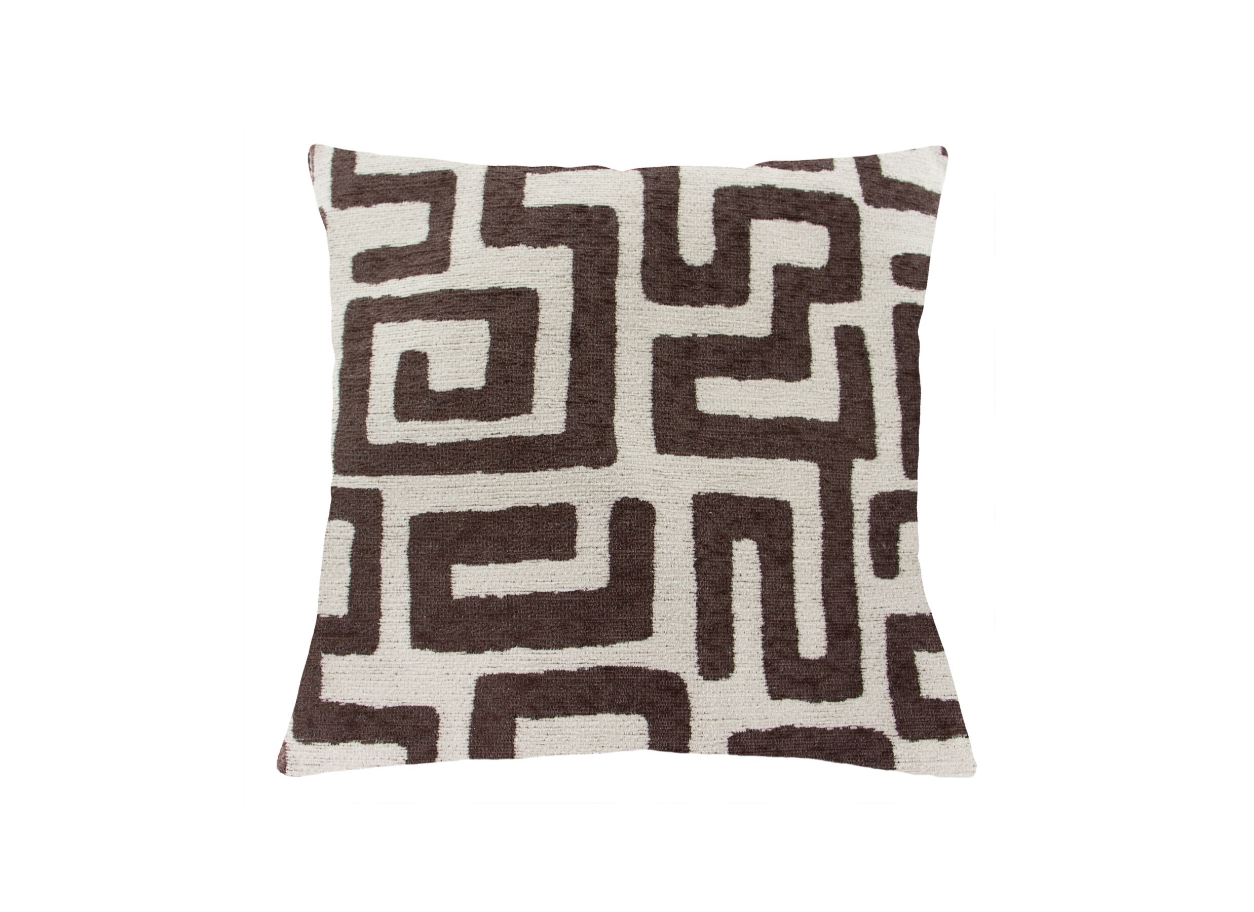 Kussen Takita 45x45cm - stof - bruin - Coussin Takita 45x45cm - tissu - marron