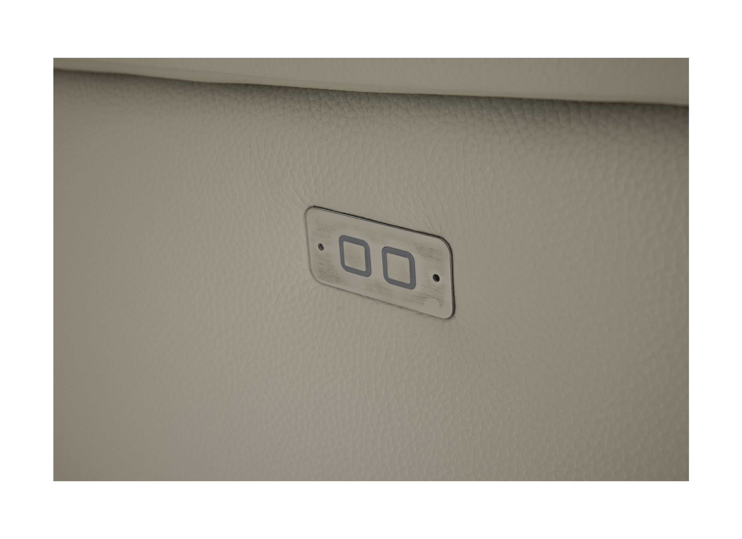 Detailfoto - Zetel Ardo 3+2+1-zit - leder - beige met relax