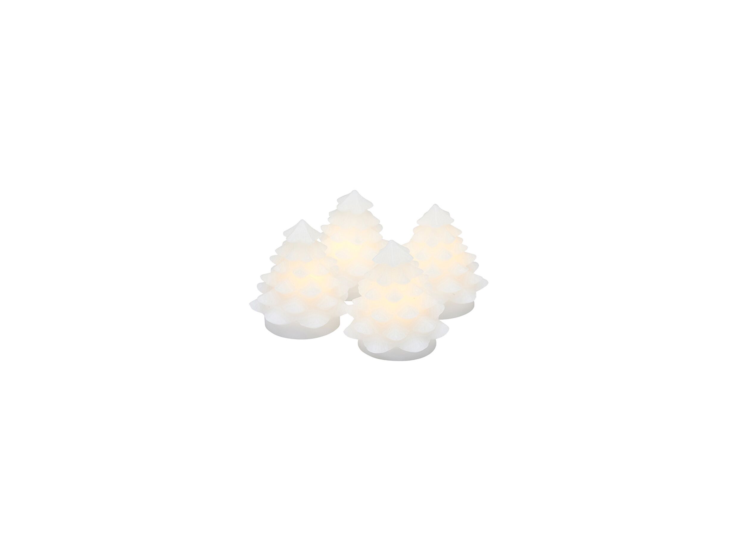 Kerstboom Carla LED H7cm set van 4 - Kerstboom Carla LED H7cm set van 4