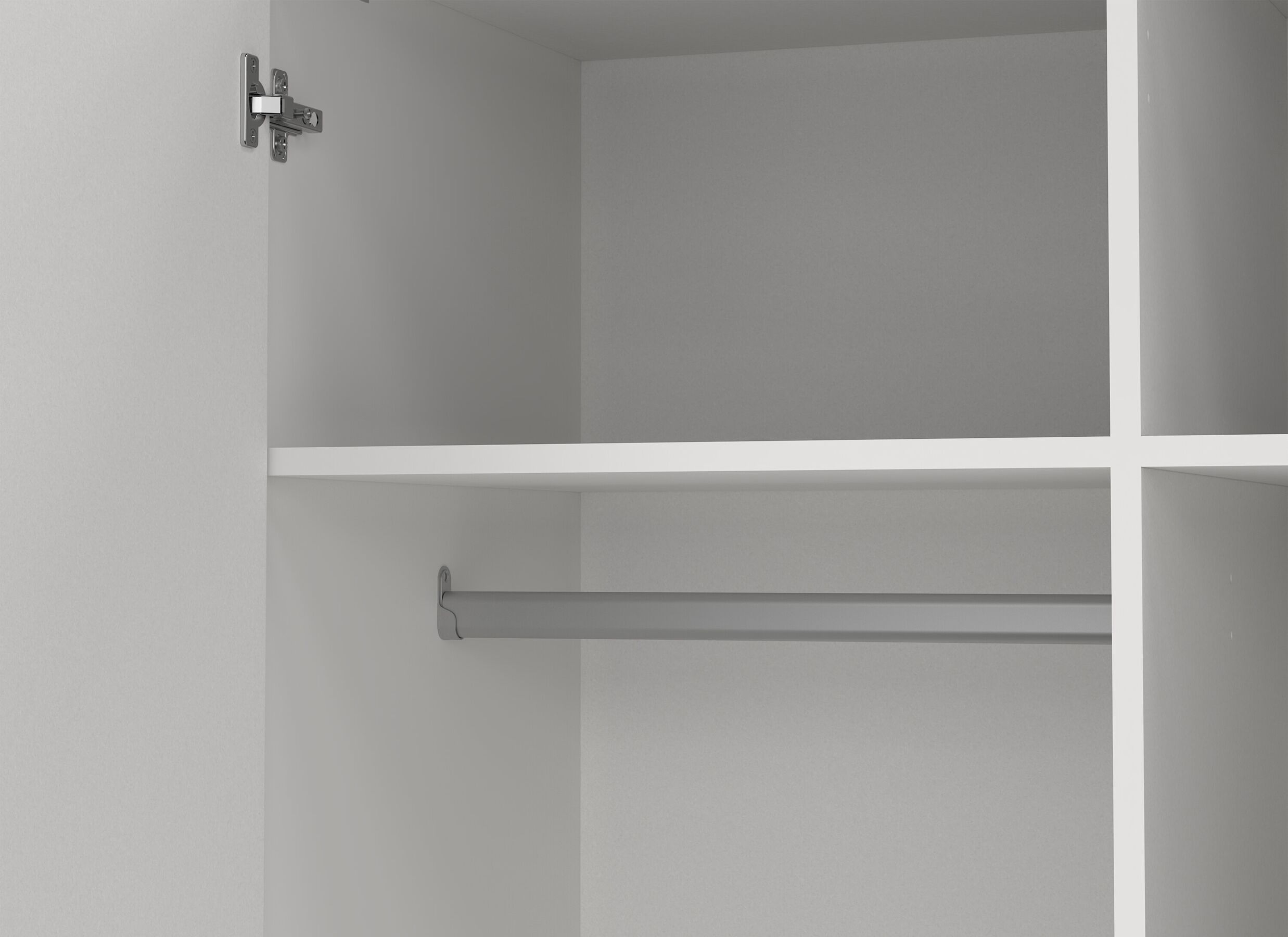 Detail - Garde-robe Sprint 99cm - décor - blanc