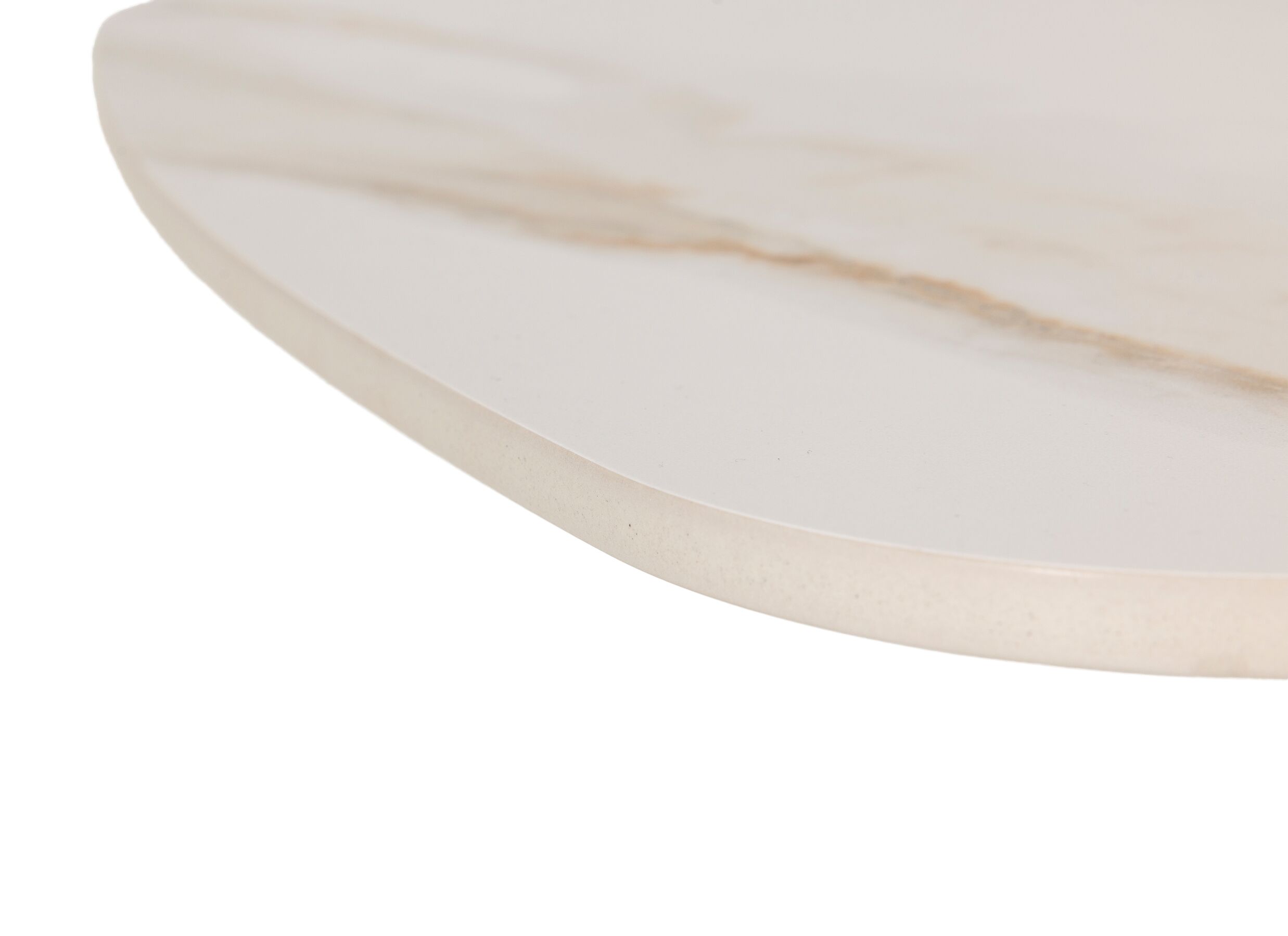 Detail - Table basse 130x56cm - keramiek - blanc