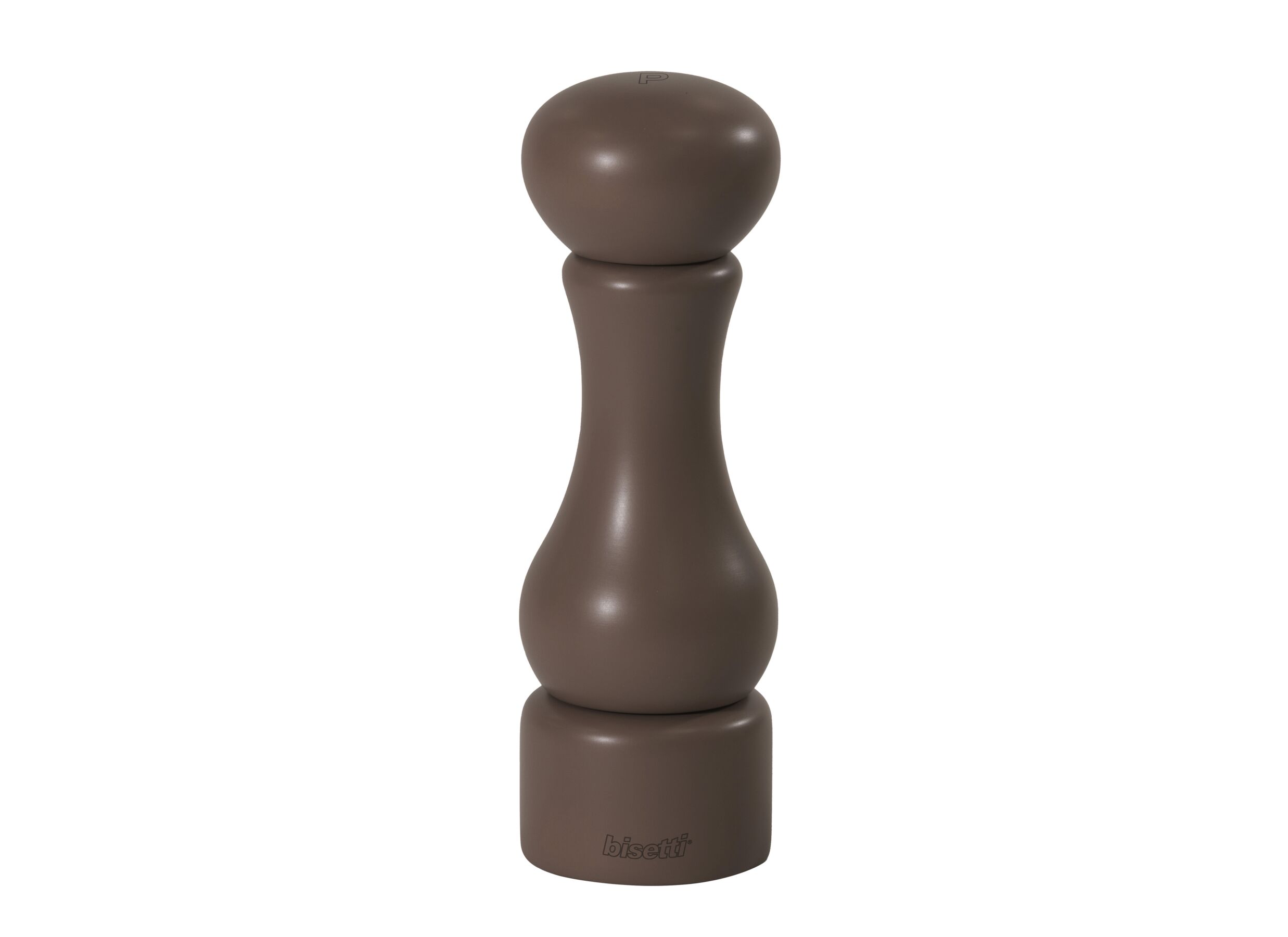 Pepermolen Posillipo H19cm - beuk - mokka - Moulin à poivre Posillipo H19cm - hêtre - moka