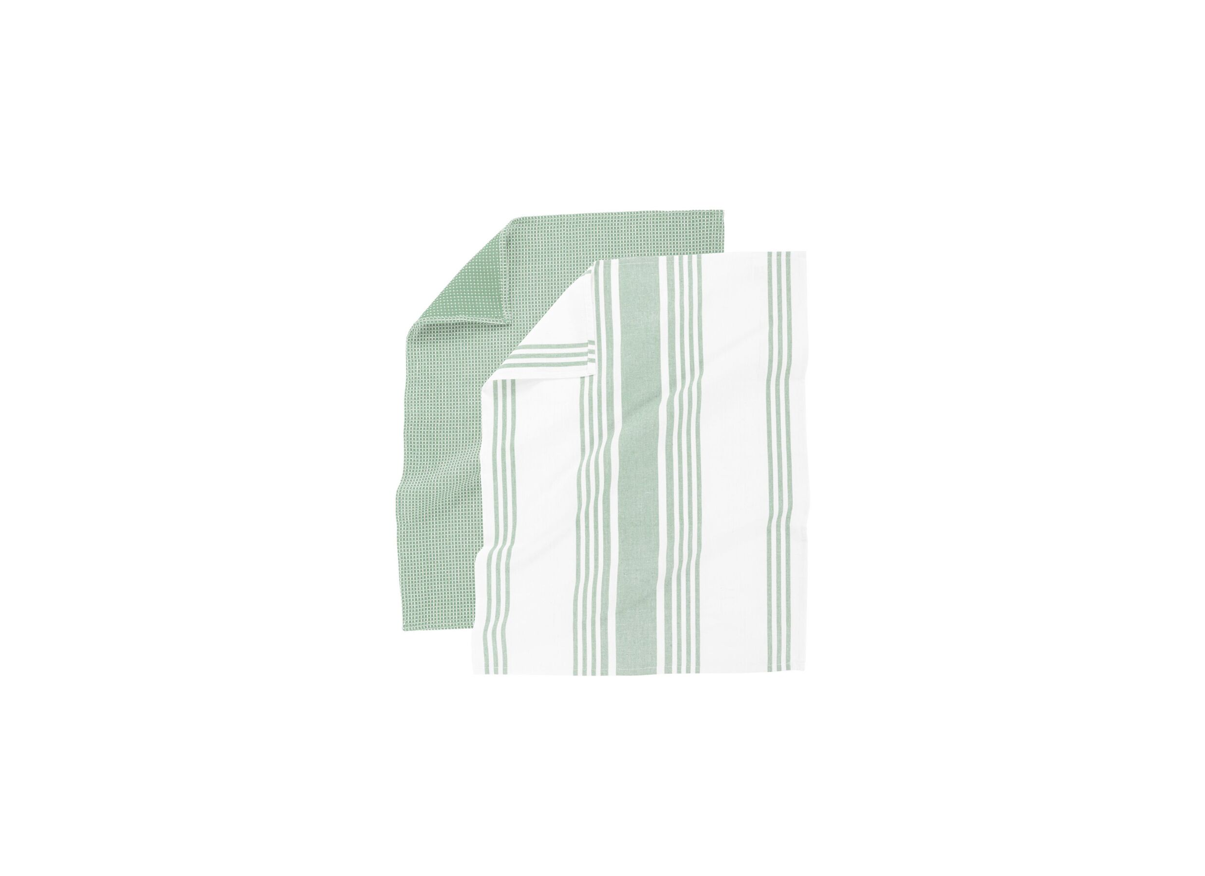 Keukenhanddoek Combo 70x50cm smoke green set van 4