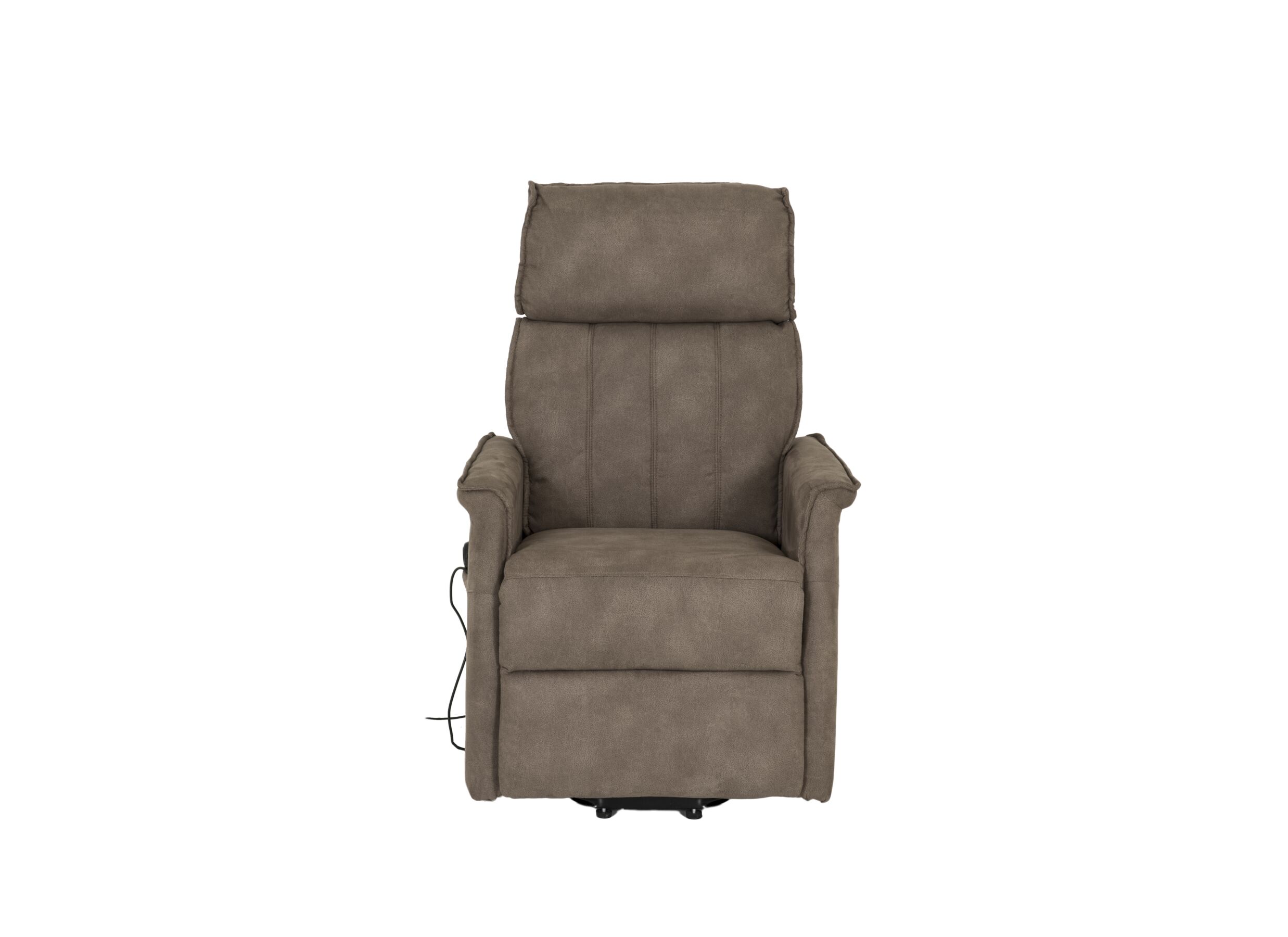 Relaxzetel Veneta elektrisch stof bruin