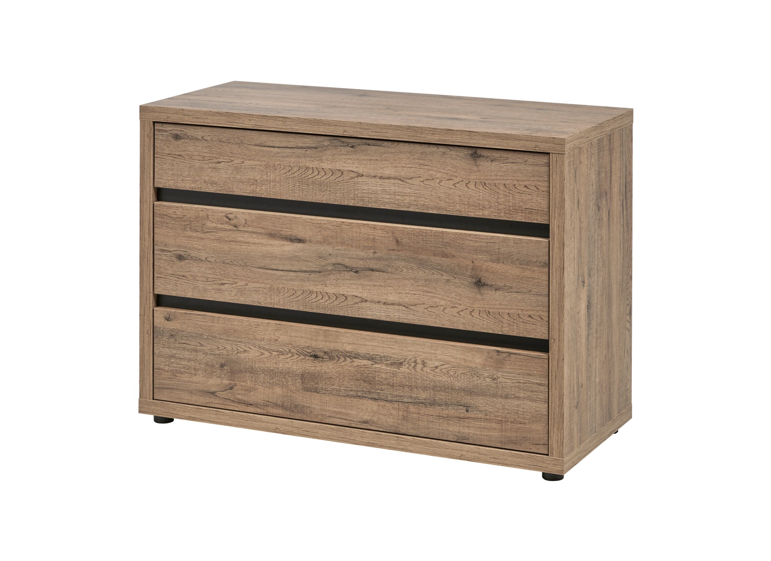 Commode 120x46x77cm - decor - scarlet eik