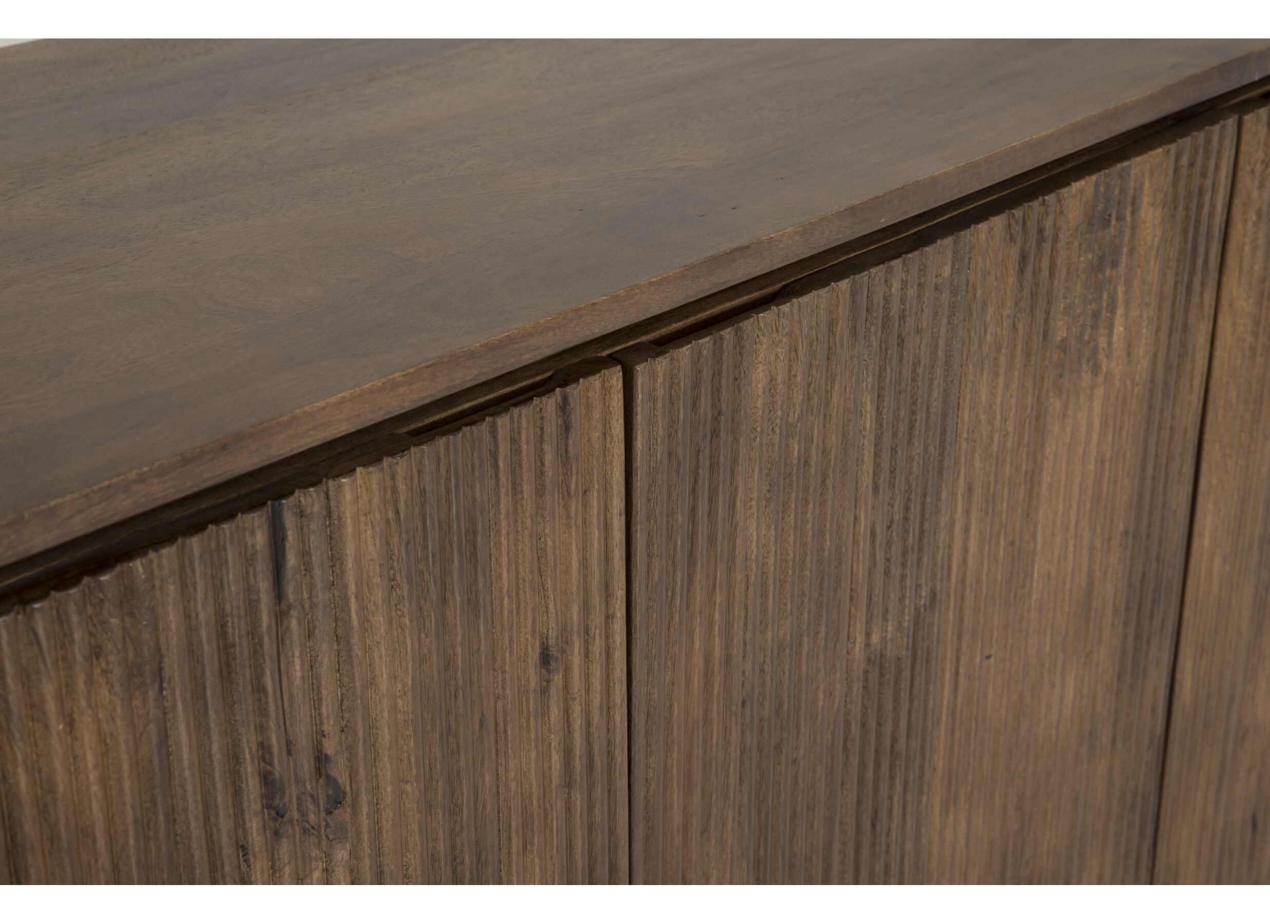 Detailfoto - Dressoir Velian 180cm - mango massief - bruin