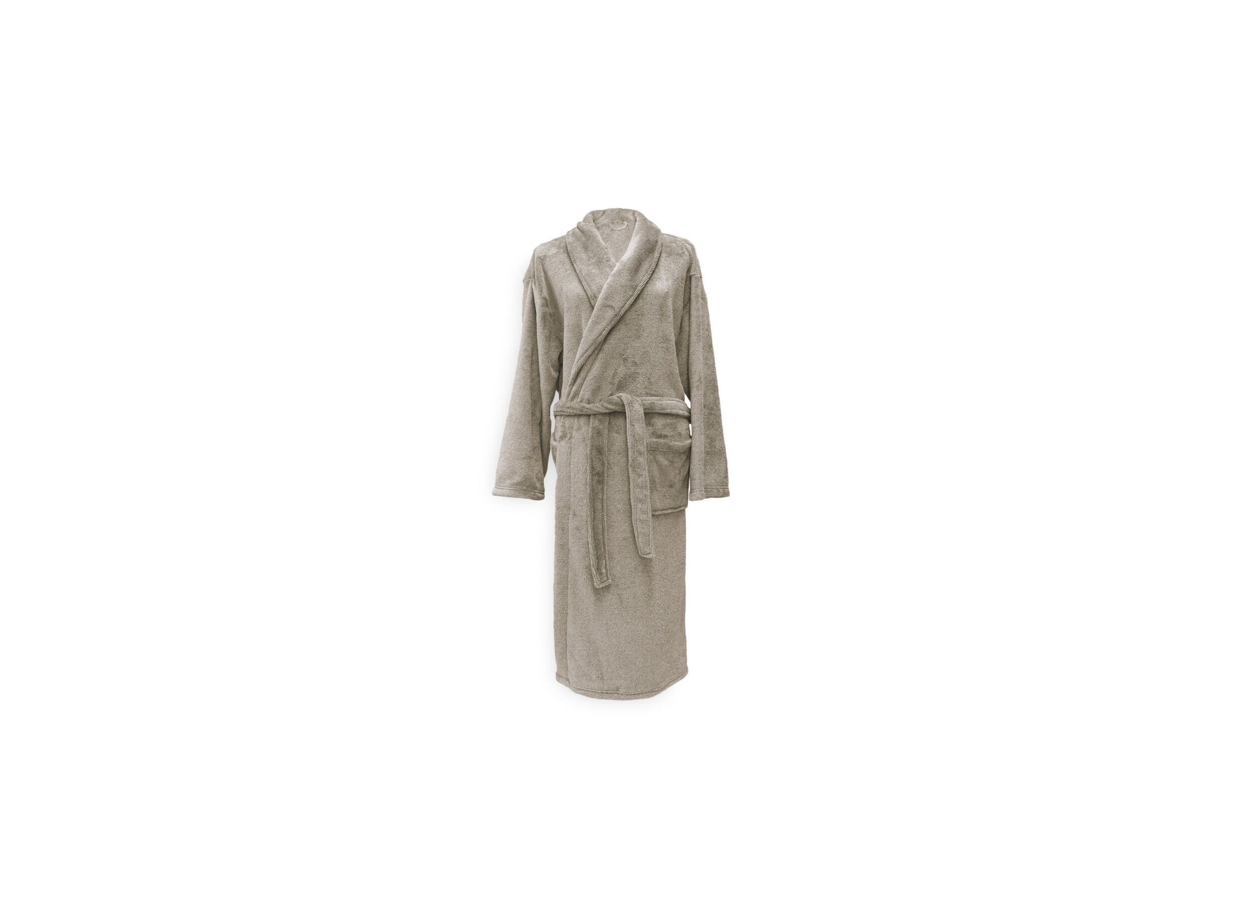 Badjas L flanel shady sand