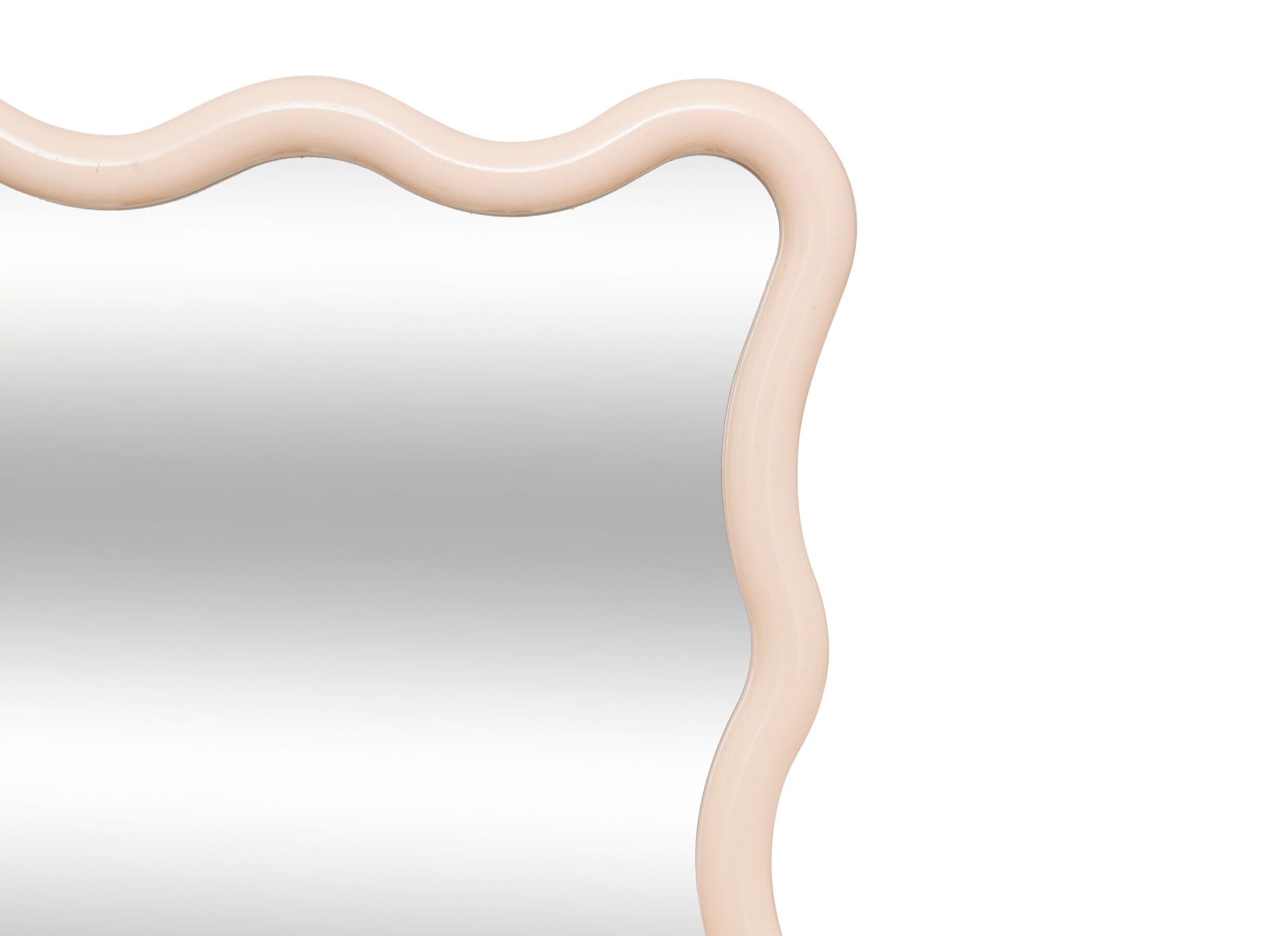 Detailfoto - Spiegel Judy 60x38cm - kunststof/glas - beige