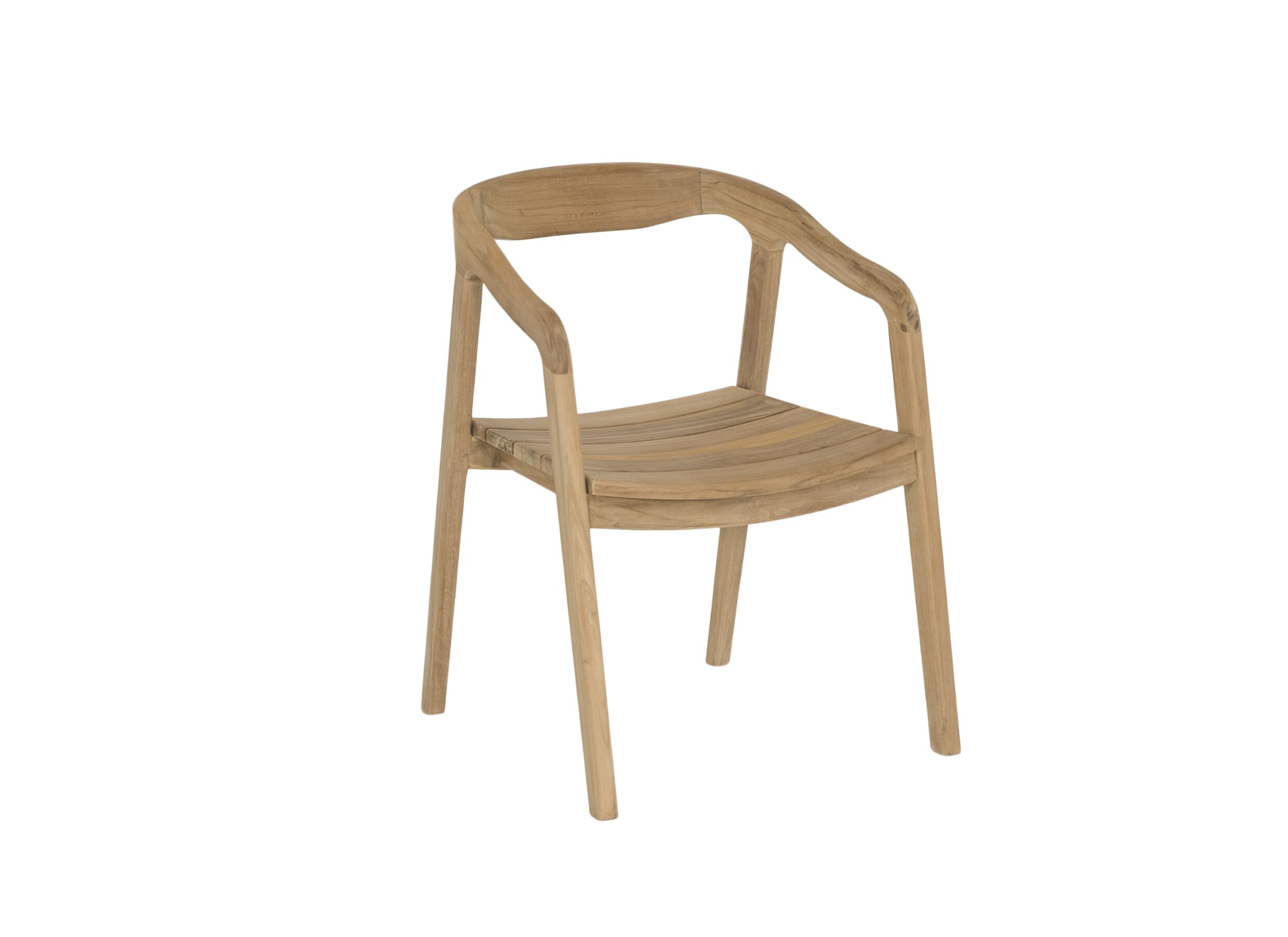 Hoofdfoto - Stoel Cato 52x50x80cm - teak massief - naturel