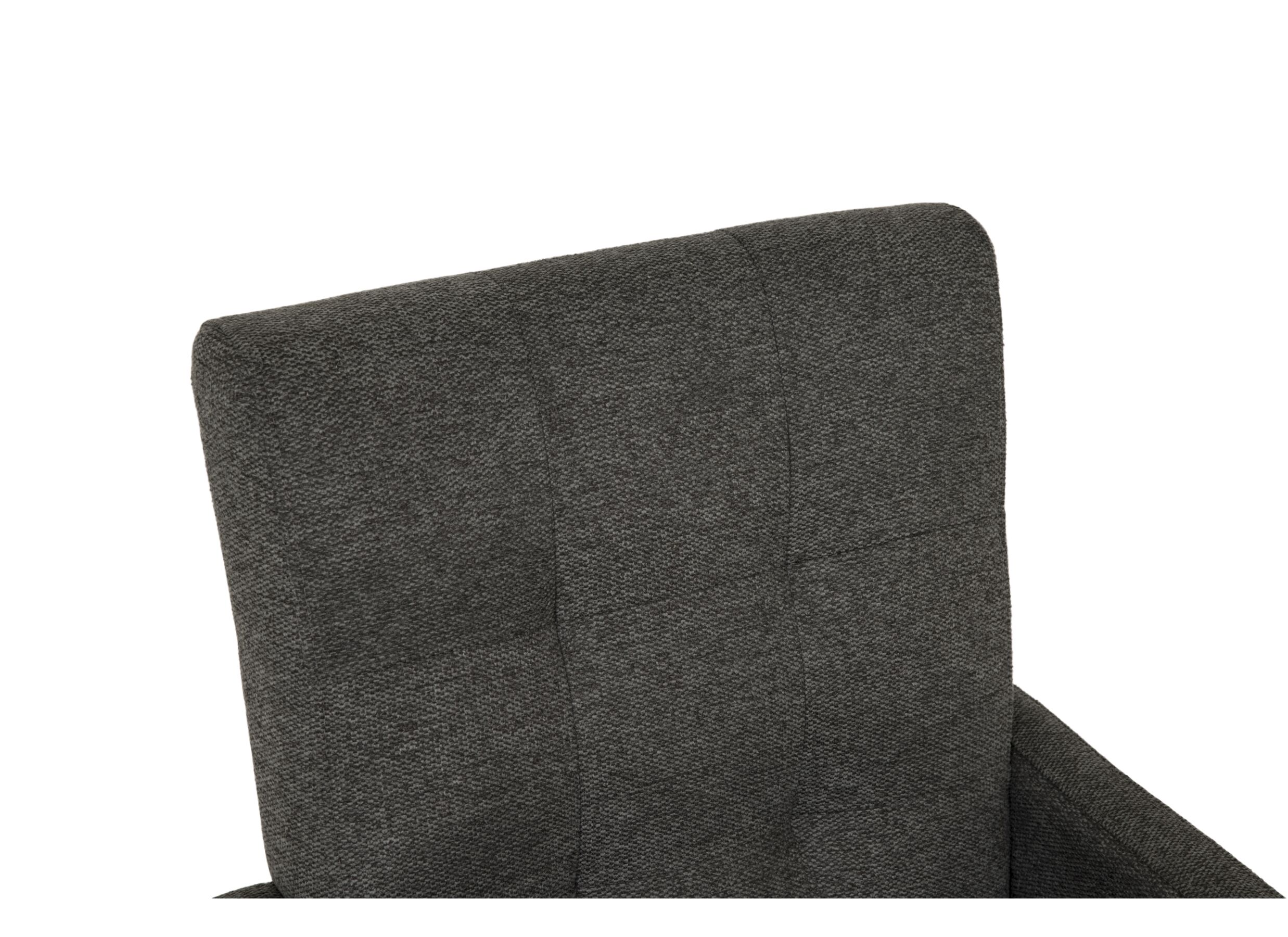 Detail - Chaise Bilbao 59x57x97cm - tissu - anthracite