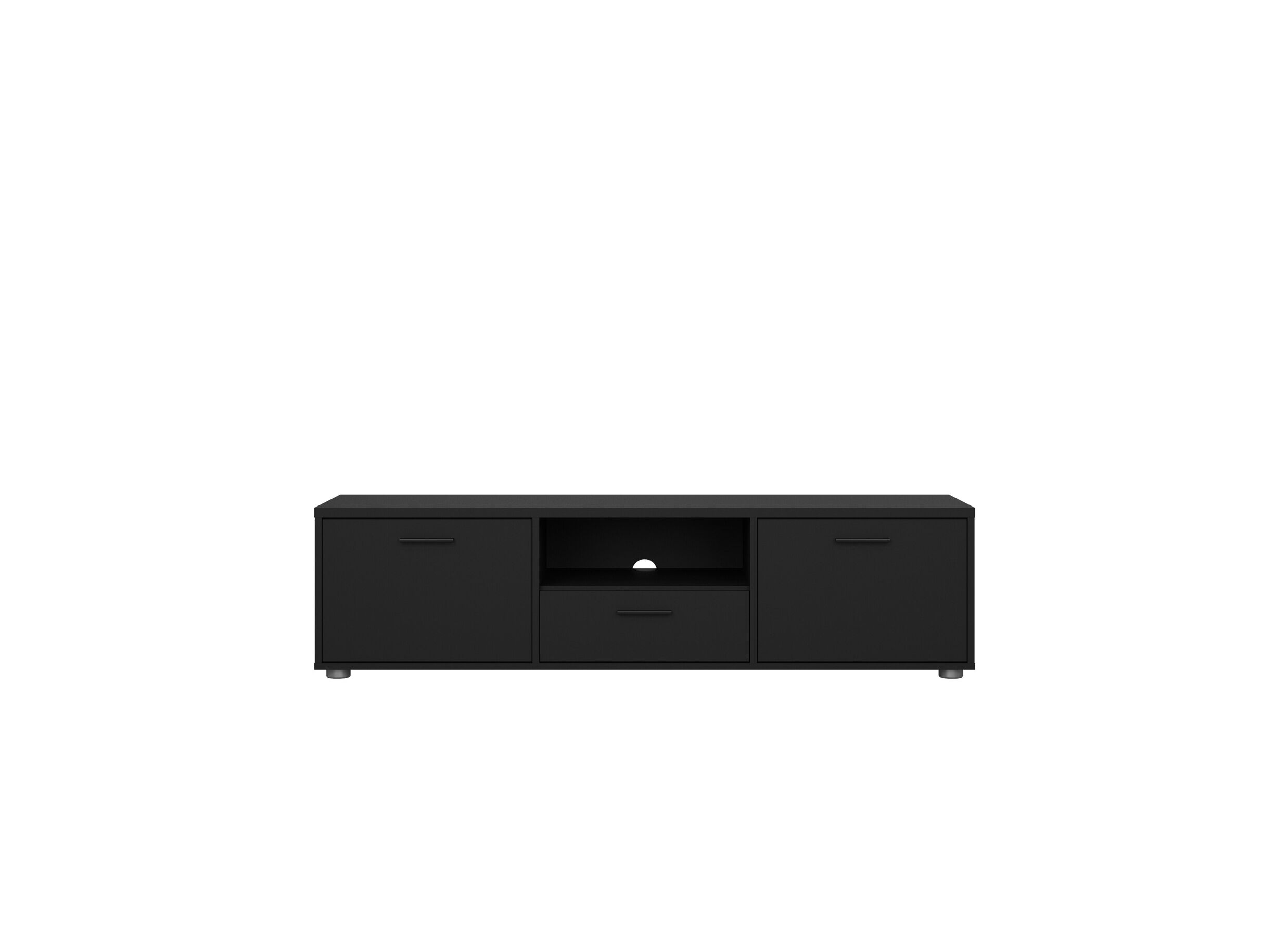 Aperçu - Meuble TV Media noir 148cm