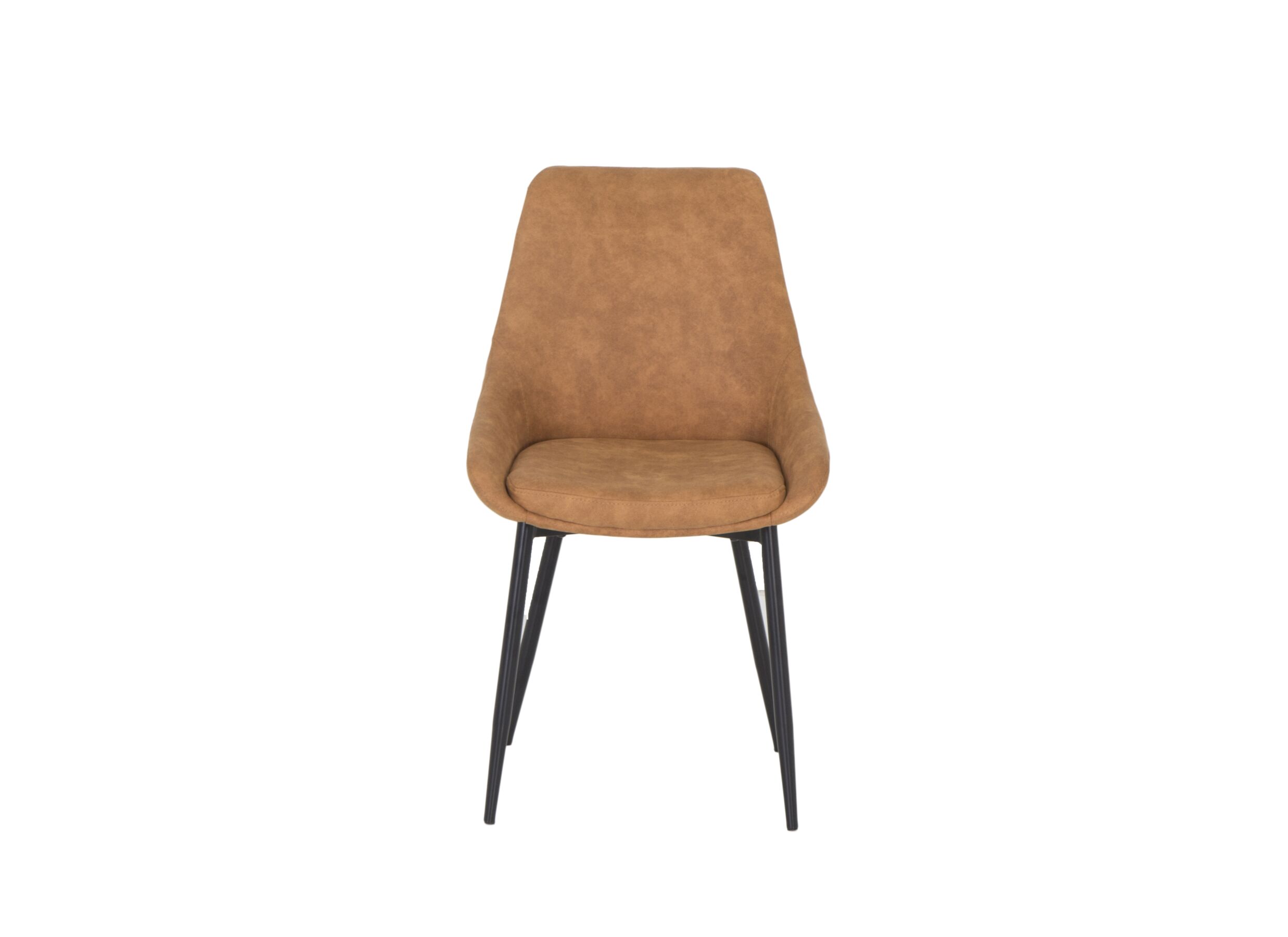 Kuipstoel Flagey 48x49x86cm - microvezel - lichtbruin