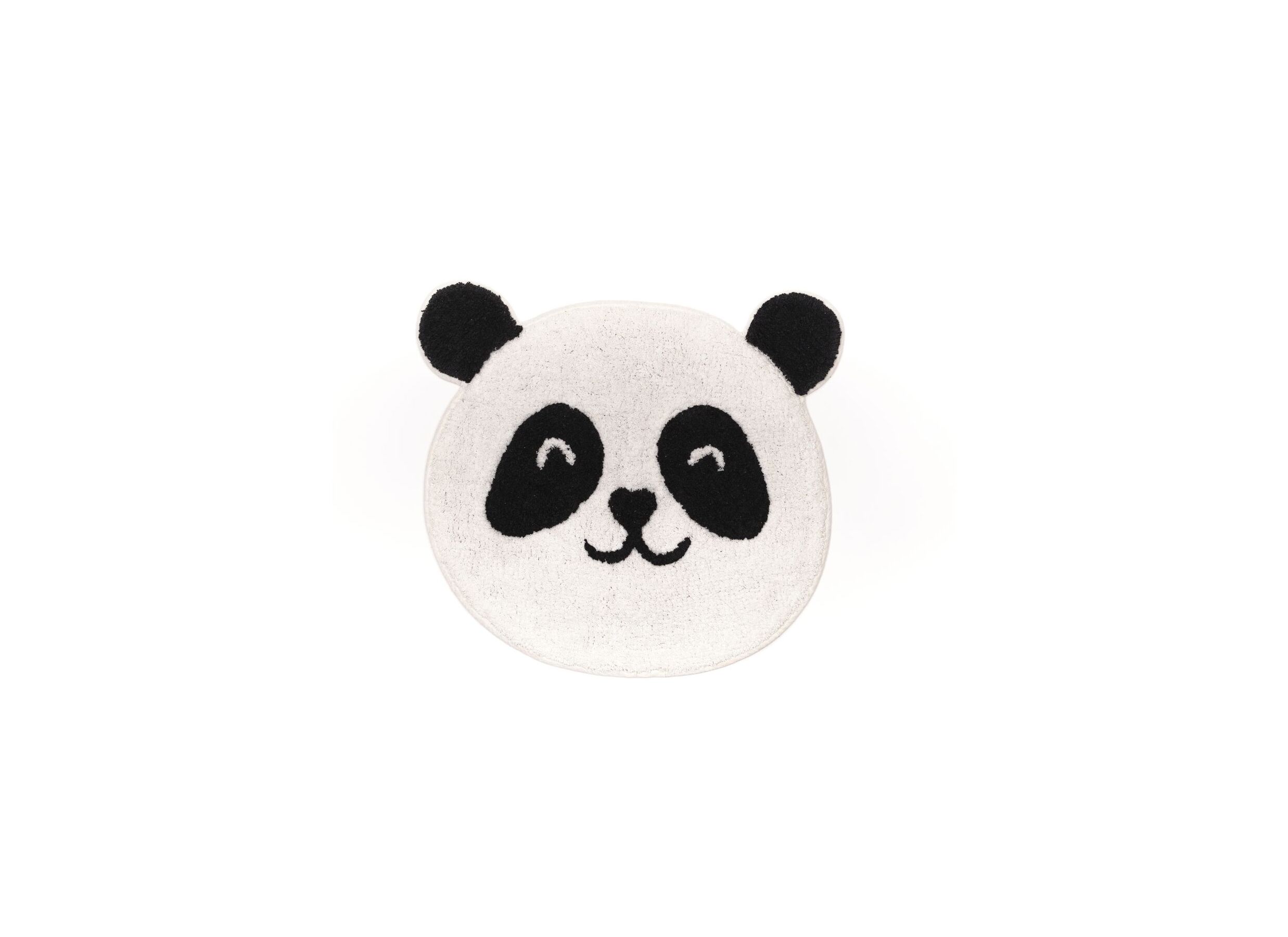 Kindertapijt Panda 50x60cm zwart wit
