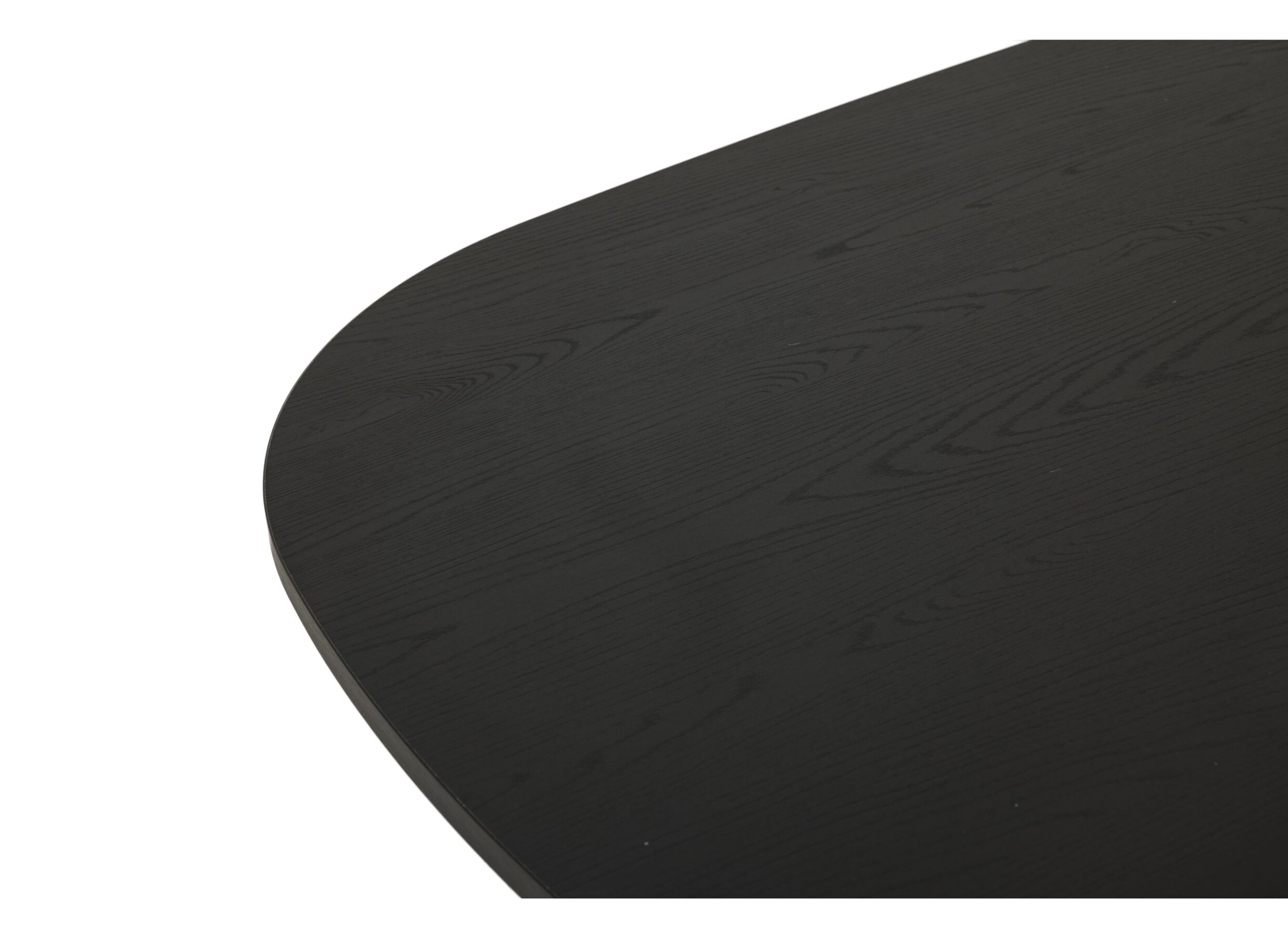 Detailfoto - Tafel Canvas 220x120cm - decor - zwarte eik