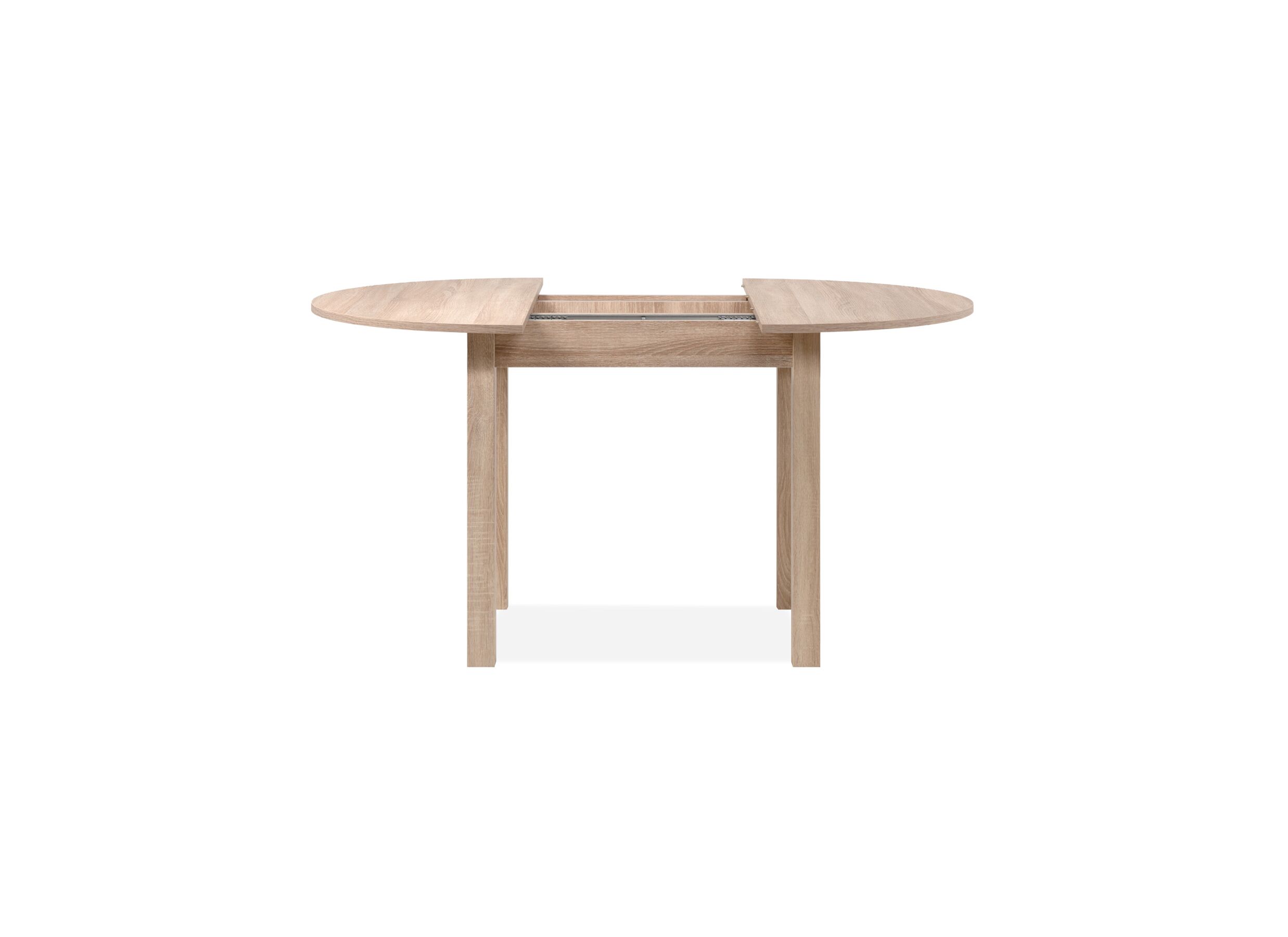 Ronde tafel Coburg 100/140x100cm - melamine - sonoma