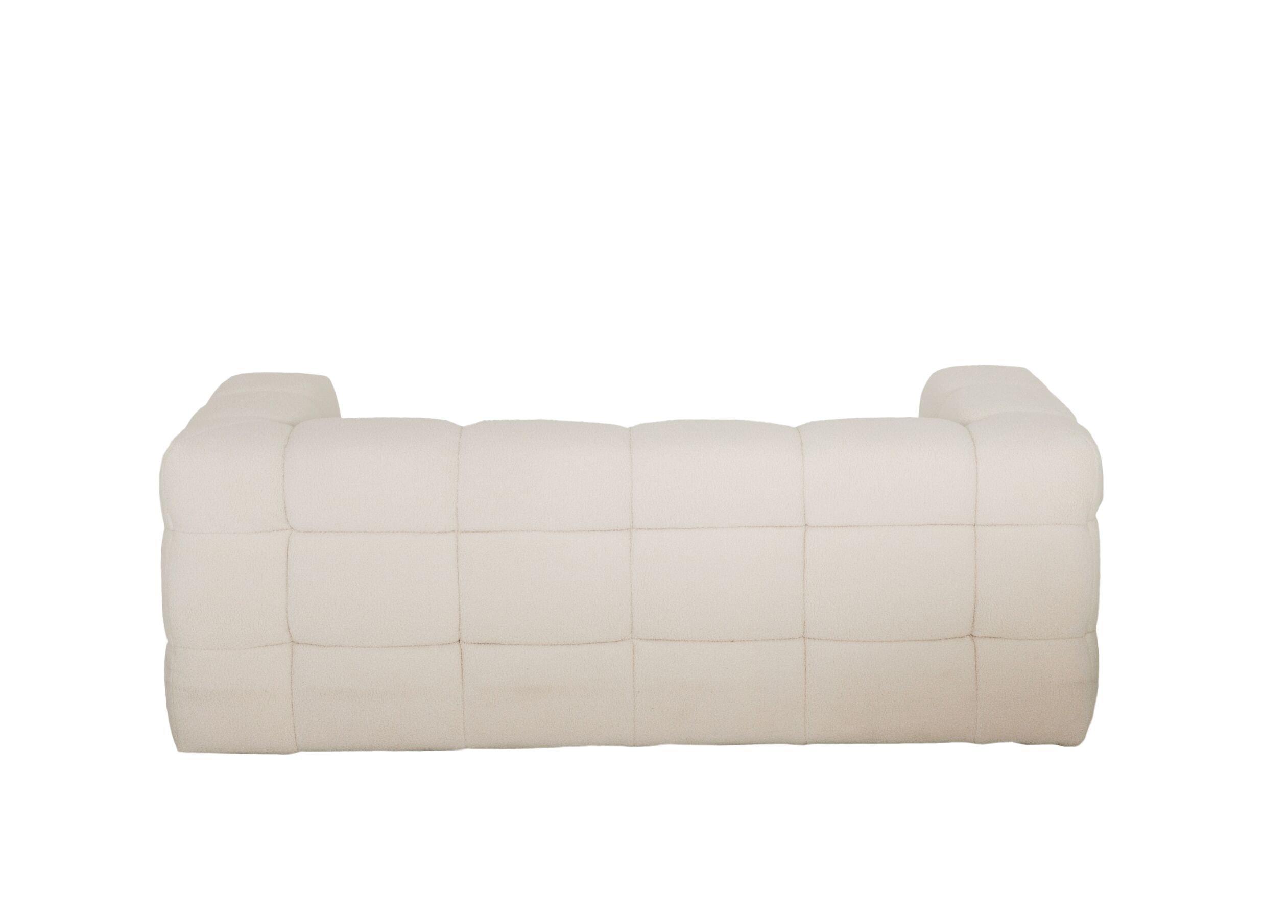 Overzichtsfoto - Zetel Bubble 2,5-zit - stof - wit