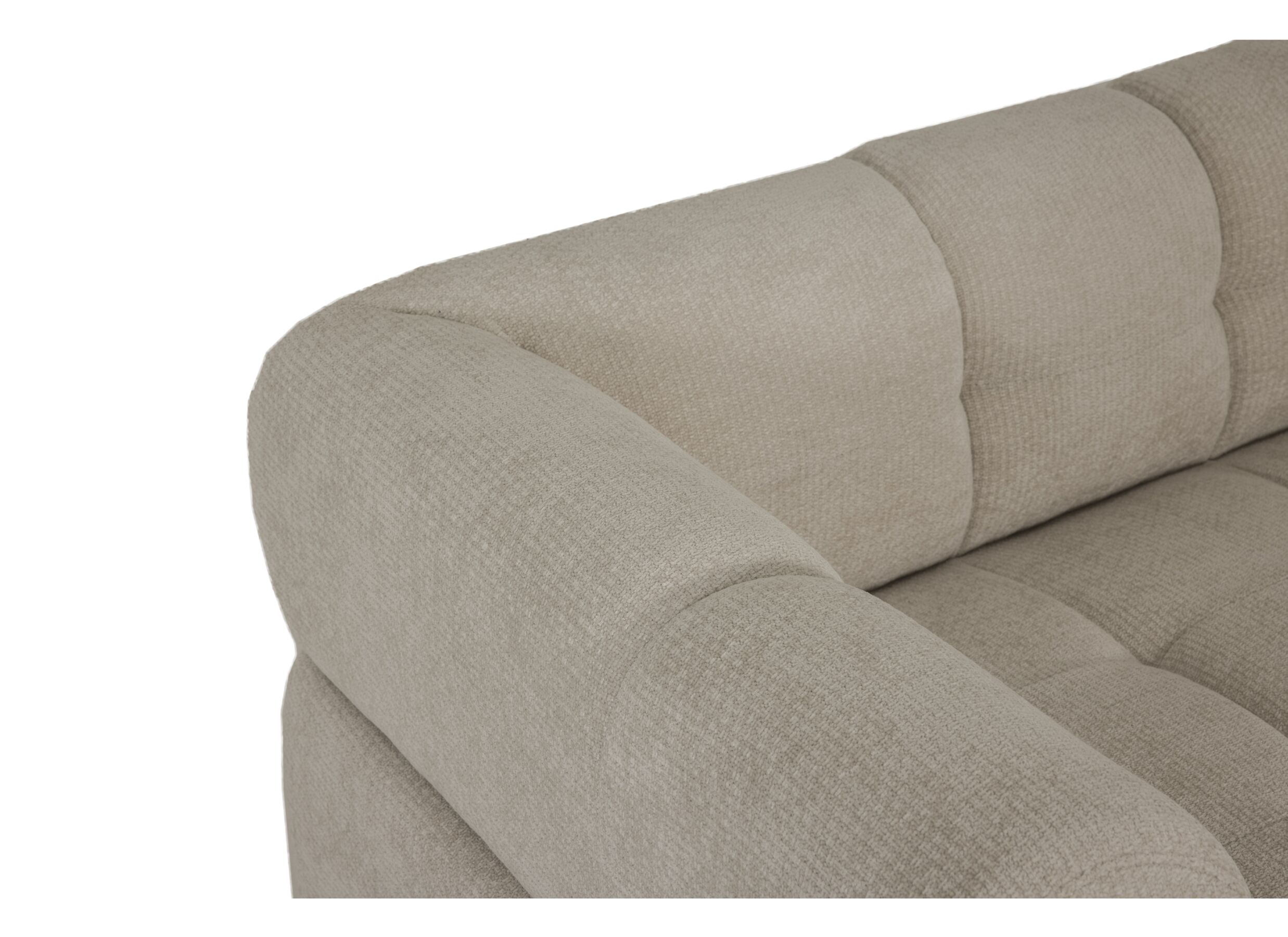 Detail - Canapé Tortuga 3 places - fibre polyester - beige