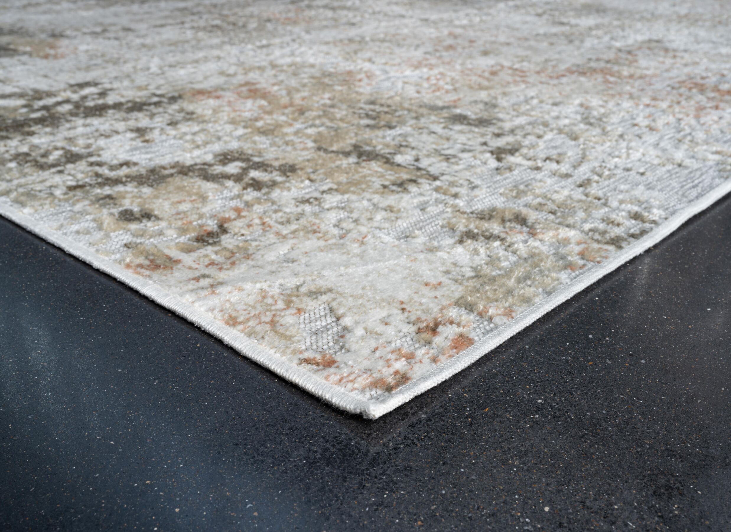 Detailfoto - Tapijt Otavio 67x210cm - polyester - beige