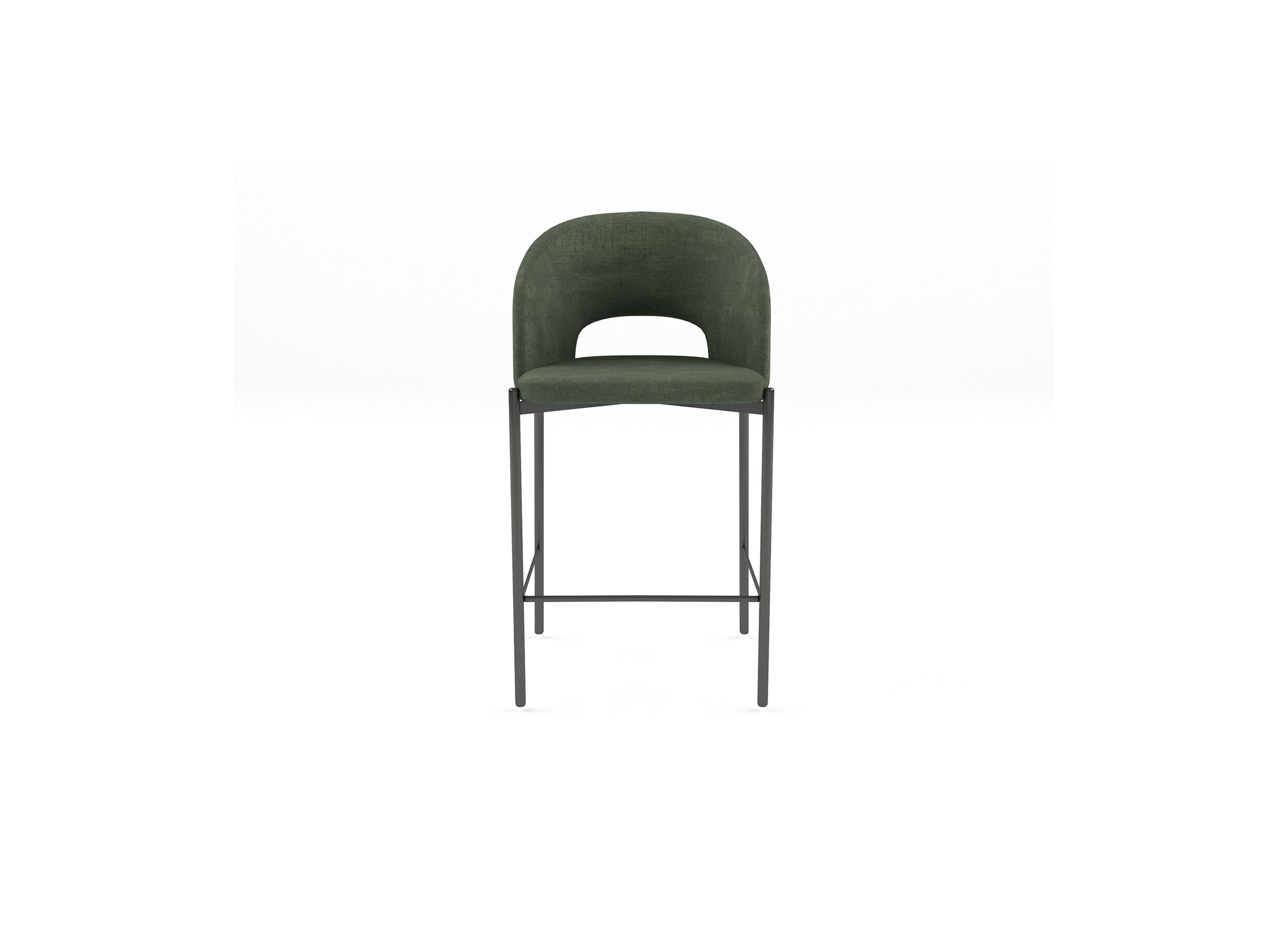 Barstoel Bacchus ZH75,5cm - stof - groen