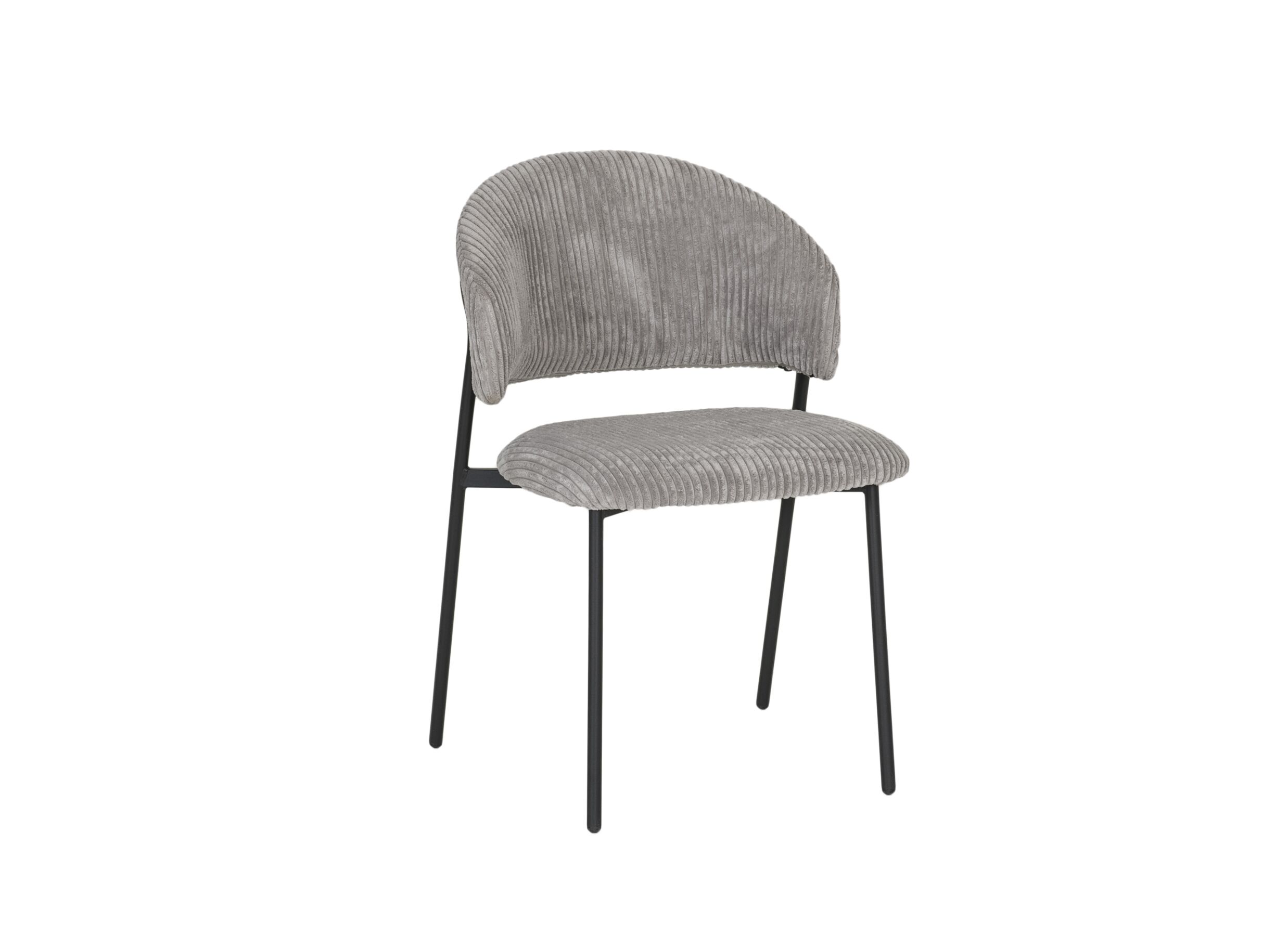 Hoofdfoto - Stoel Grigri 49x61x81cm - stof - grijs