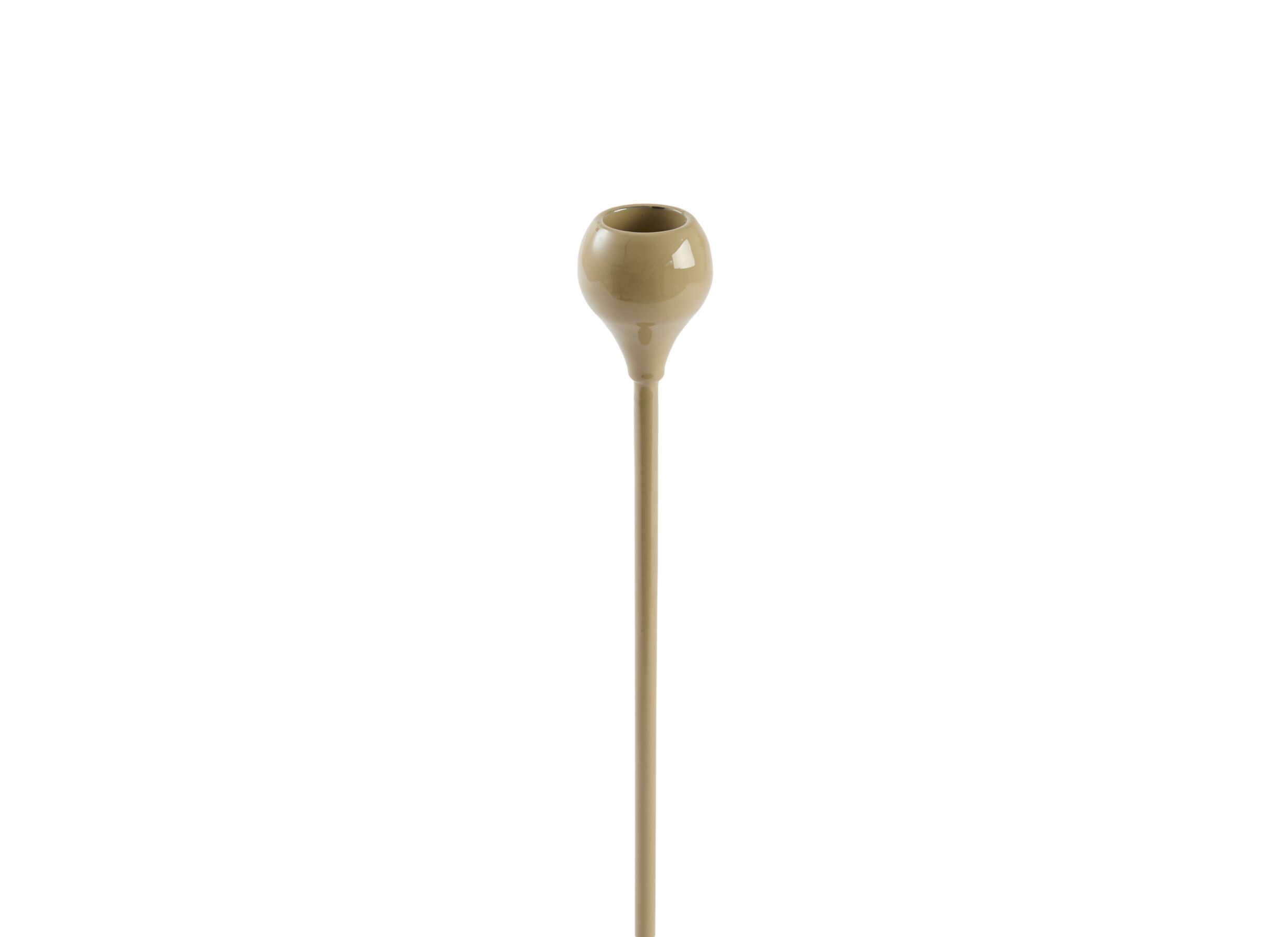 Detail - Porte-bougie Samui H20cm - métal - taupe
