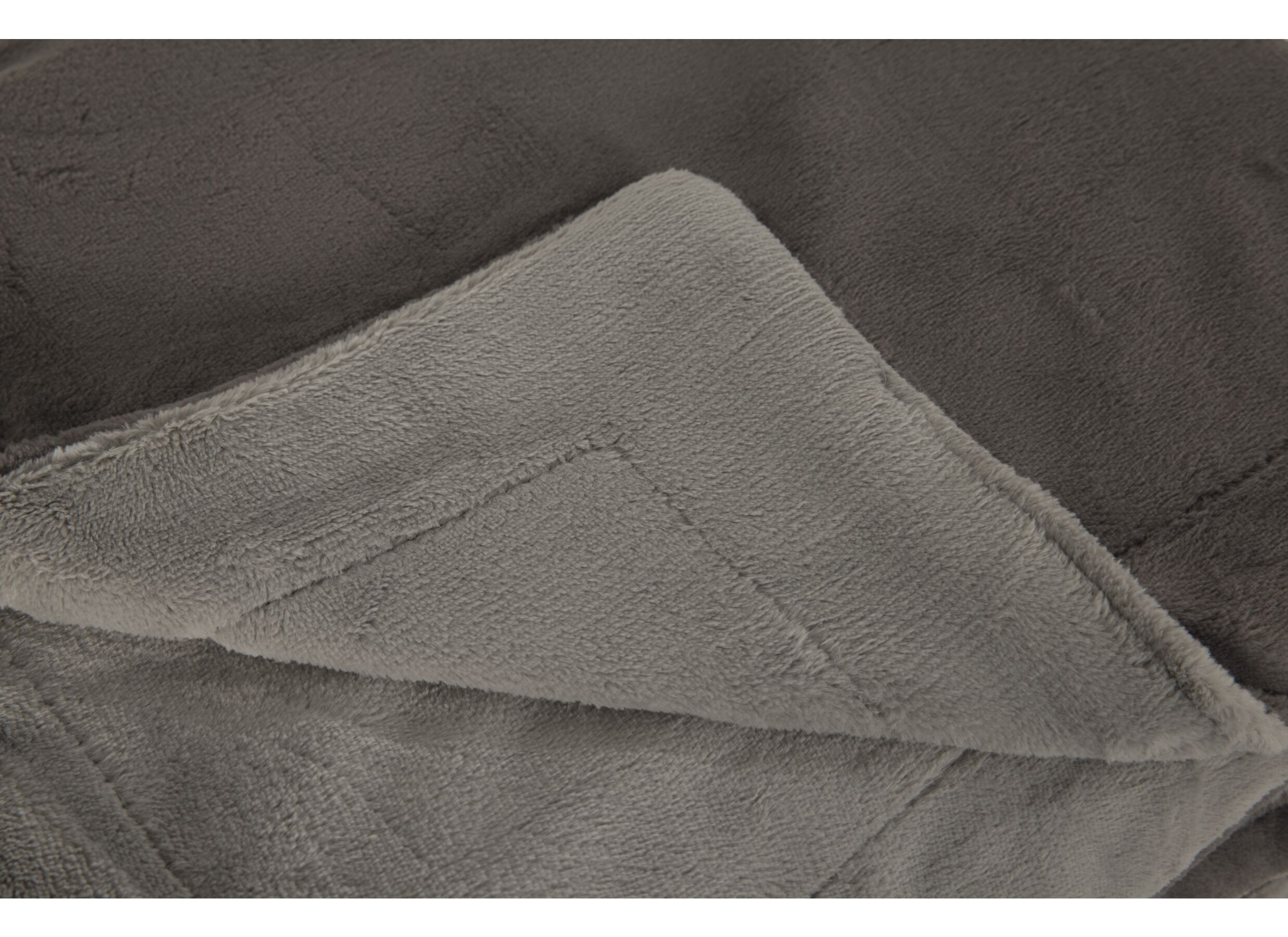 Detail - Plaid Kruisem 150x200cm microfibre gris pastel