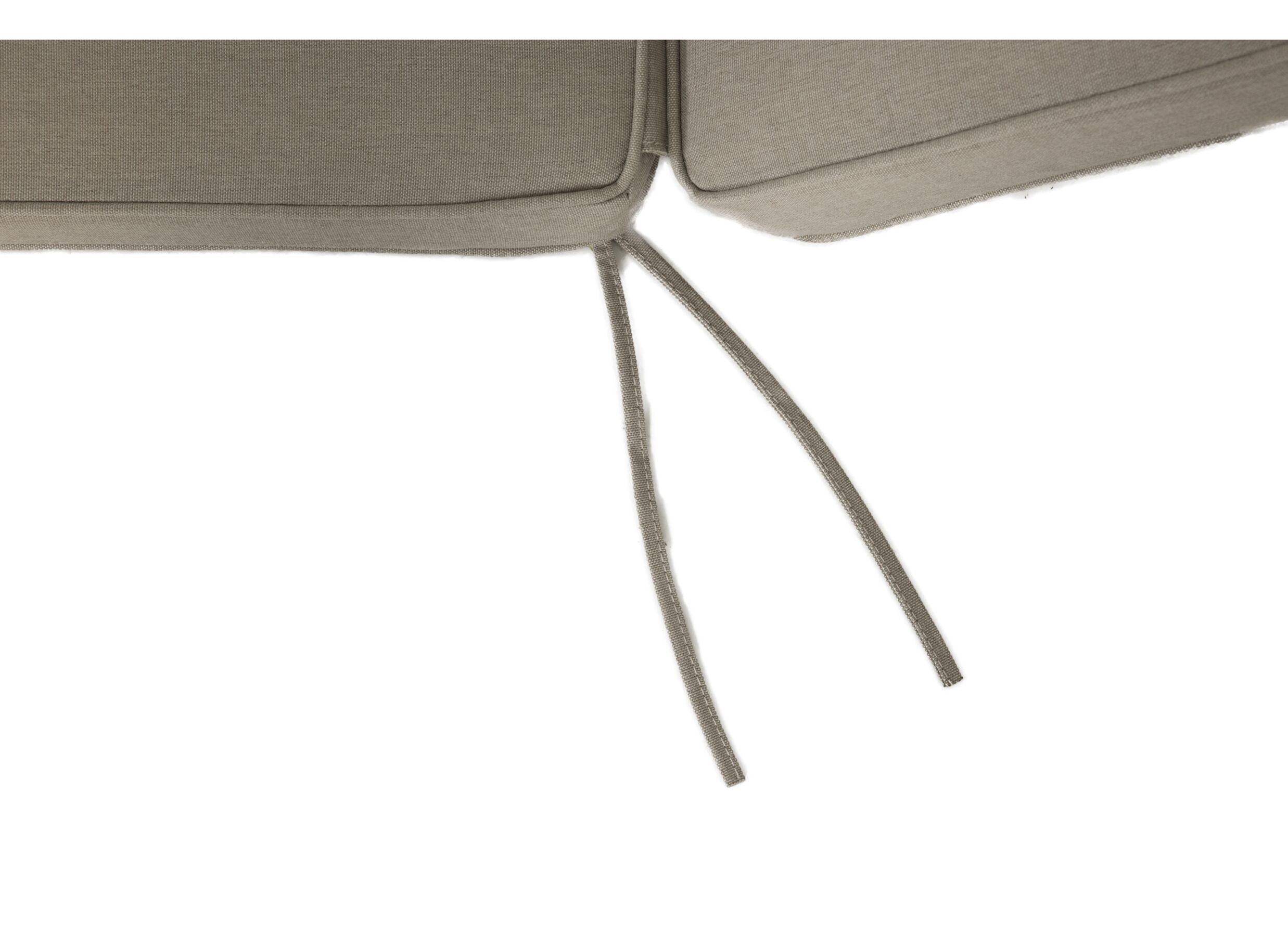 Detailfoto - Ligbedkussen Summertime 190x62cm - polyestervezel - beige