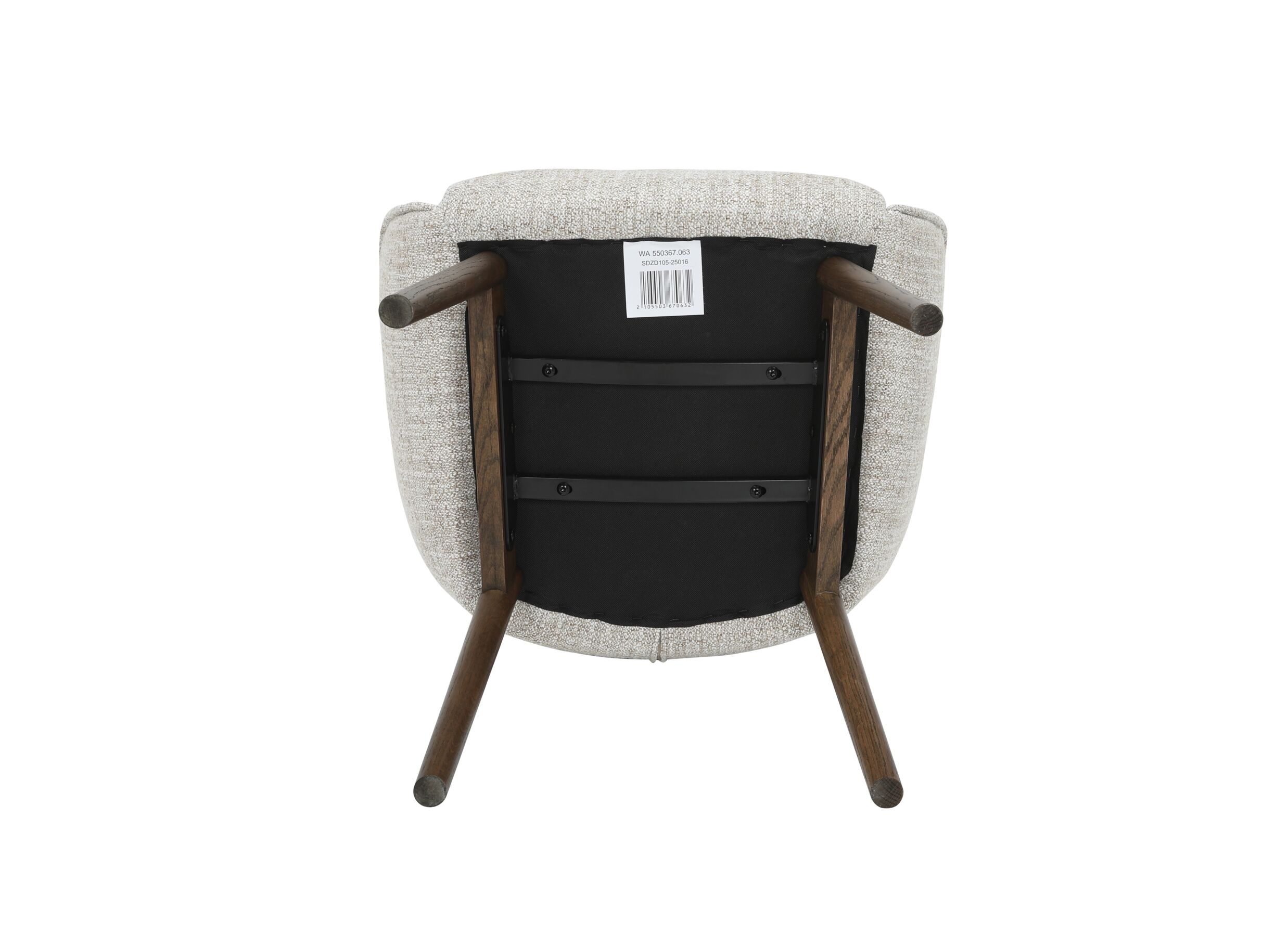 Aperçu - Chaise Brava 62x62x86cm - tissu - beige