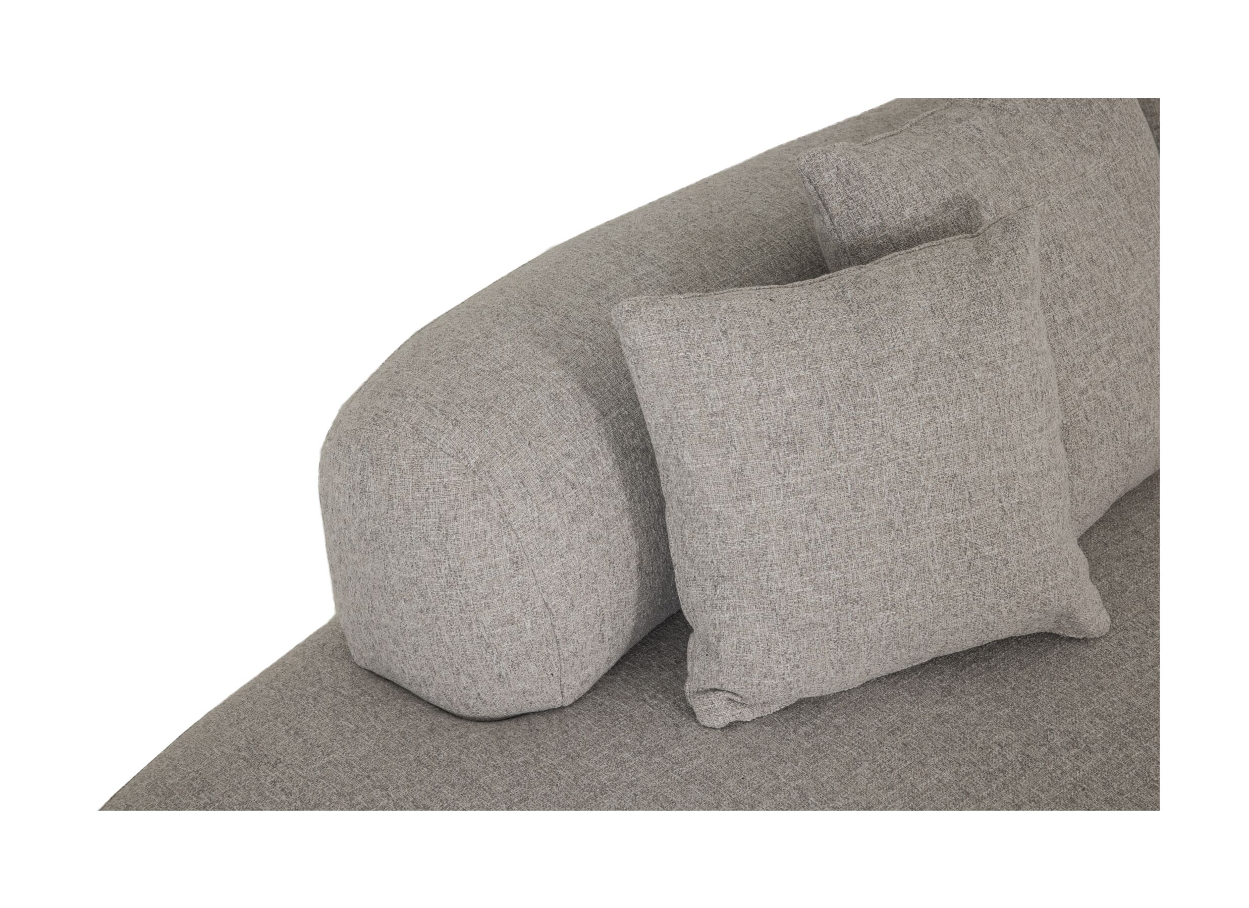 Detail - Canapé Raja 364x135cm - tissu - beige