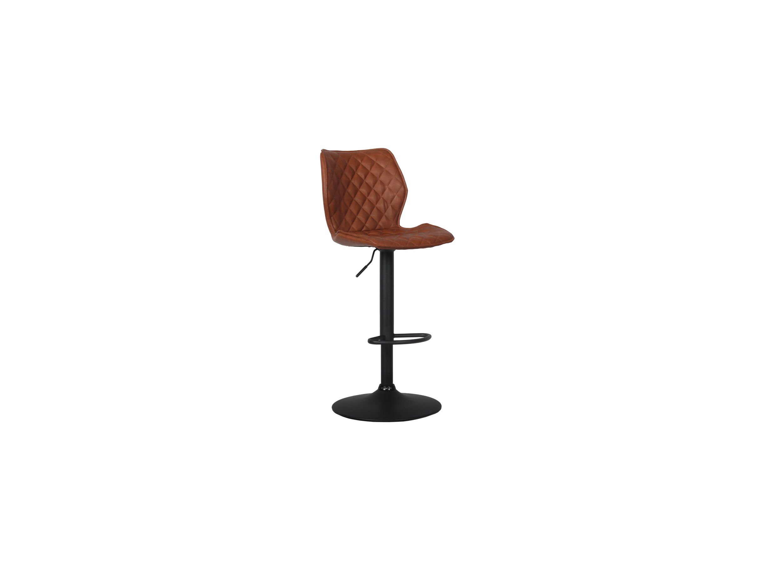 Barstoel Octavio ZH115cm - lederlook - cognac - Barstoel Octavio ZH115cm - lederlook - cognac