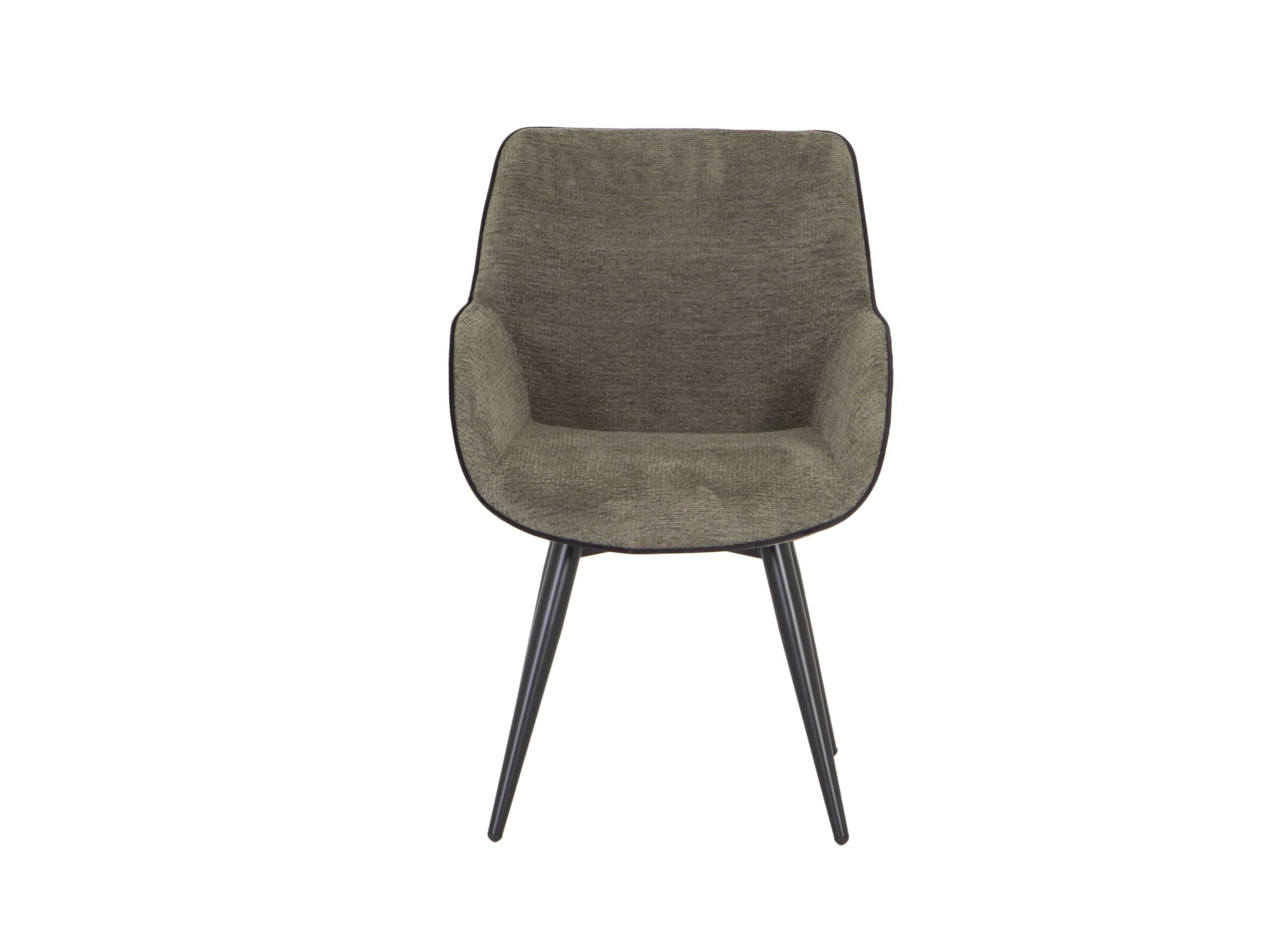 Chaise coque Brentano 62,5x57x84cm - fibre polyester - vert