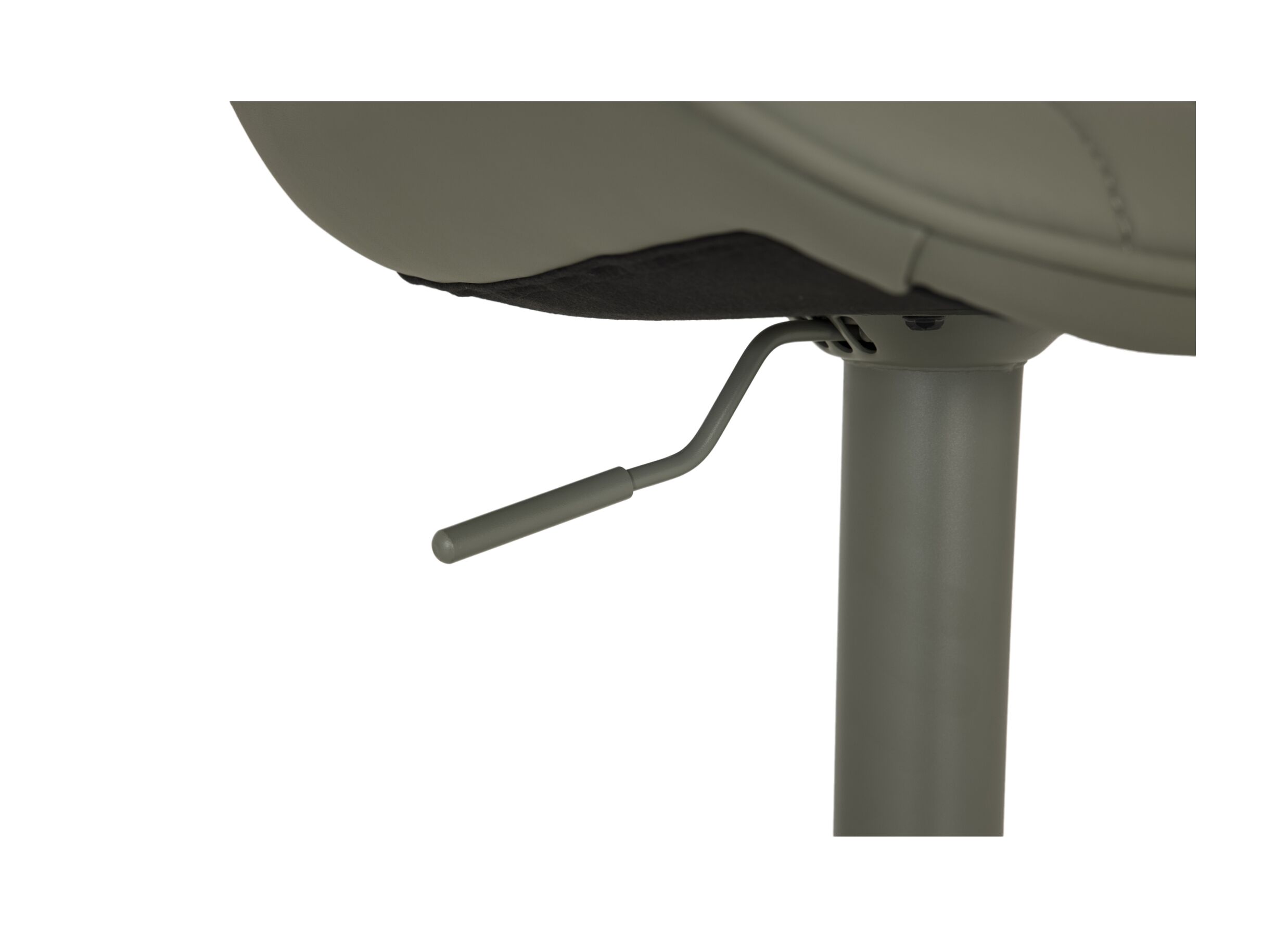 Detailfoto - Barstoel Gigolo ZH58-83cm - lederlook - groen