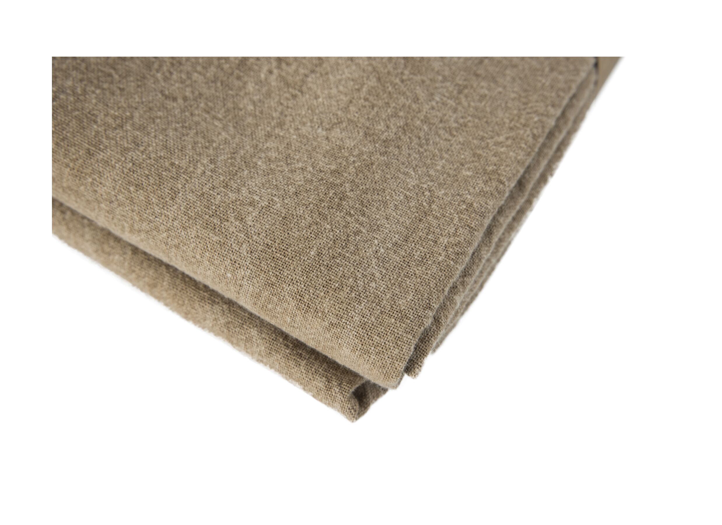 Detailfoto - Tafelkleed Myrna 145x300cm - katoen - bruin