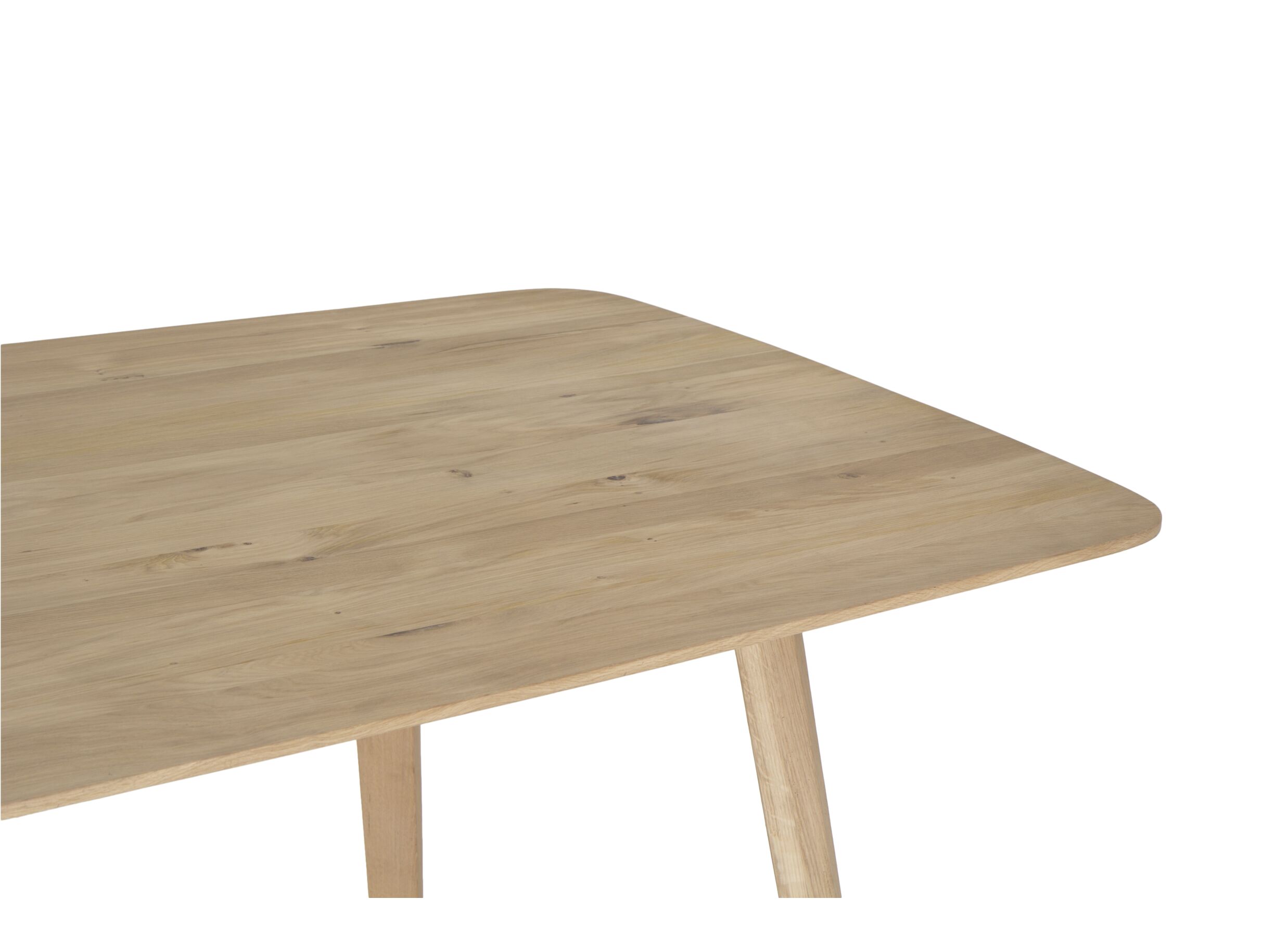 Table Rosetta 220x100cm - chêne massif - naturel