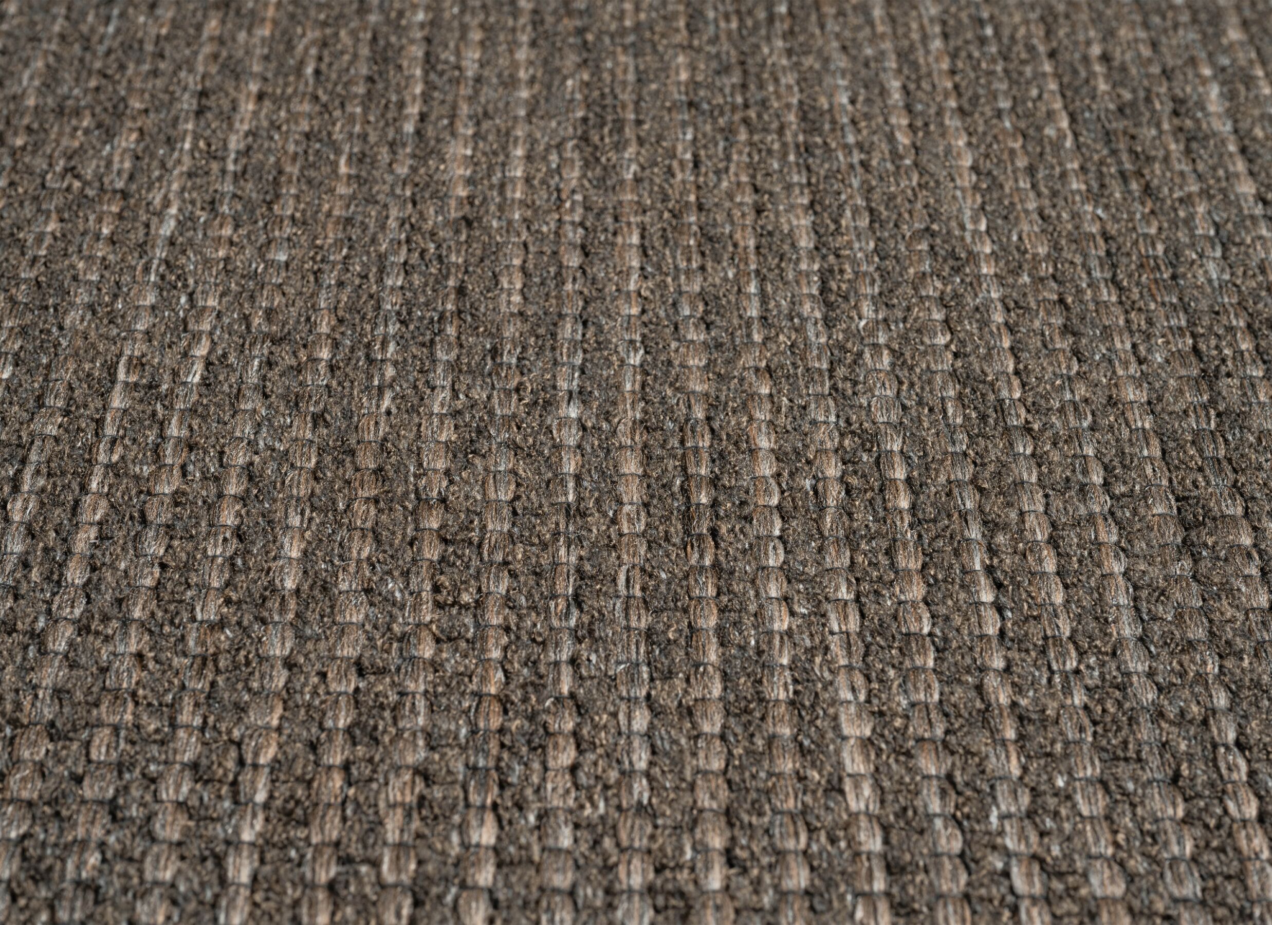 Detail - Tapis Makabi 240x340cm - polyester & polypropylène - marron