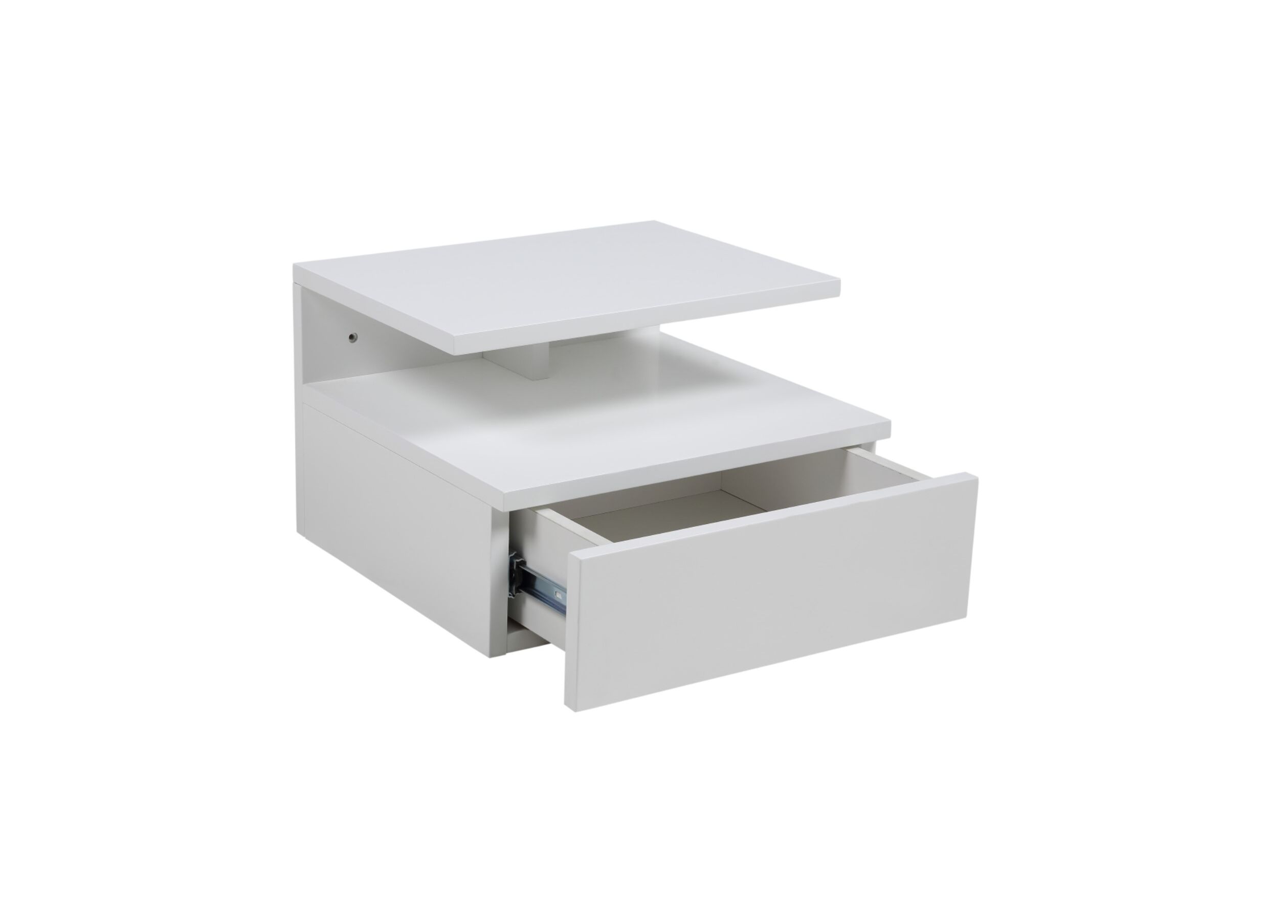 Table de chevet blanc 35x32x23cm