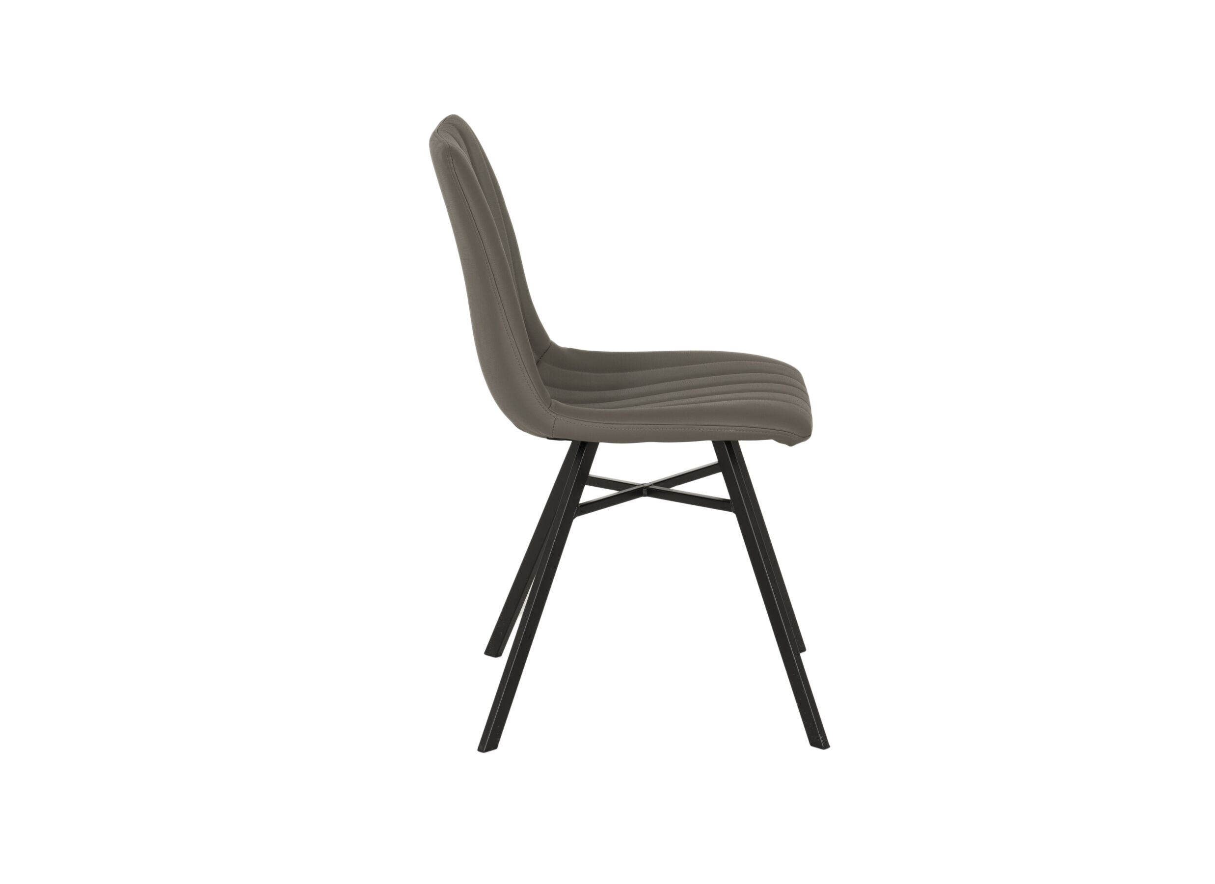 Aperçu - Chaise S190 45,5x56x87,5cm - similicuir - cappucino