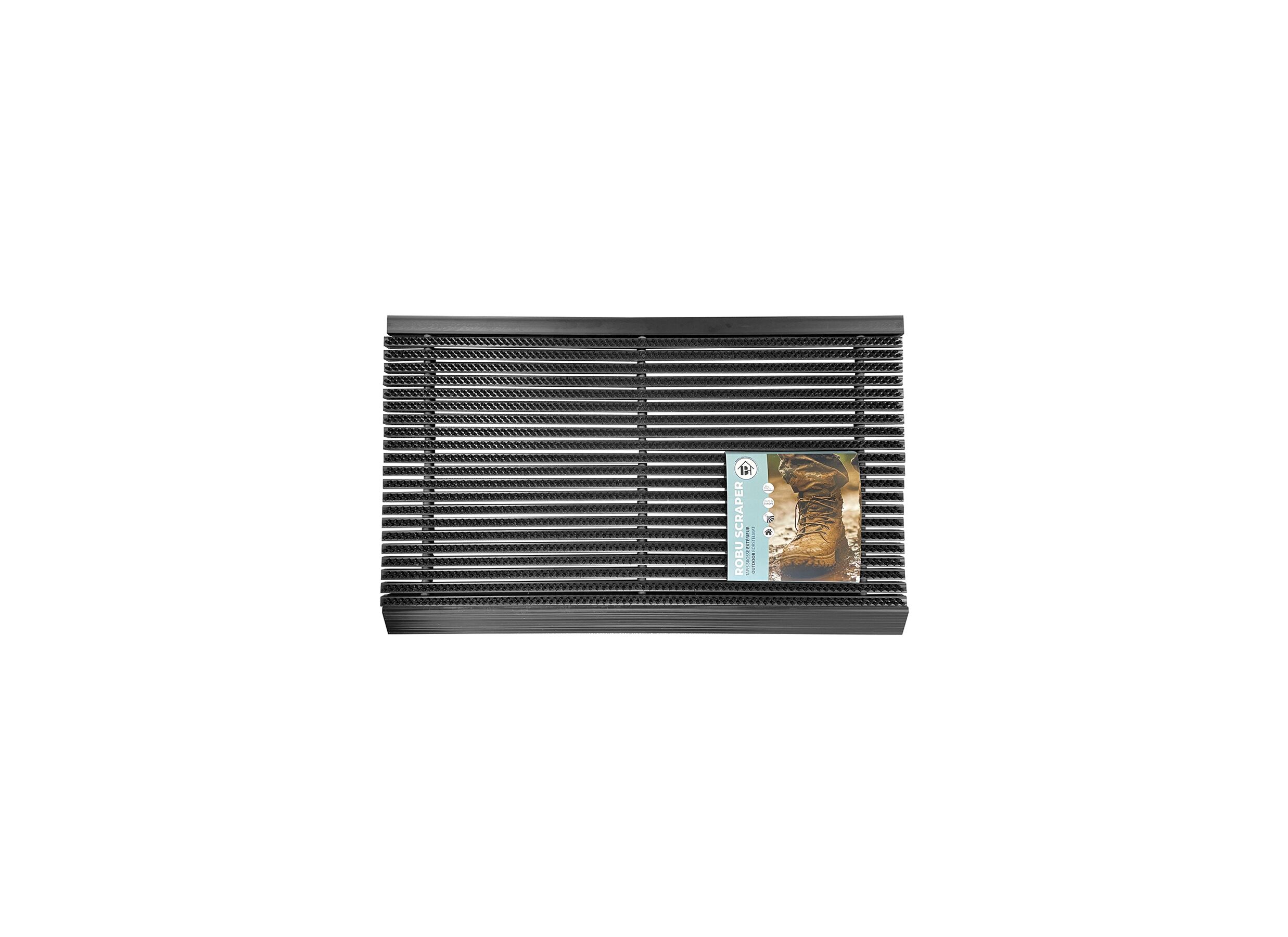 Paillasson Outdoor 48 - Paillasson Outdoor 78.5x48.5cm aluminium noir
