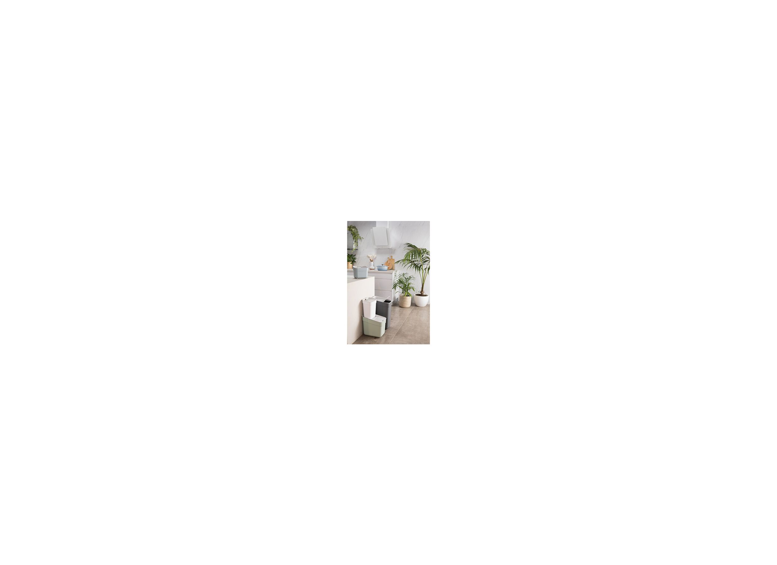Foto ambiance - Poubelle Ready To Collect 10L gris