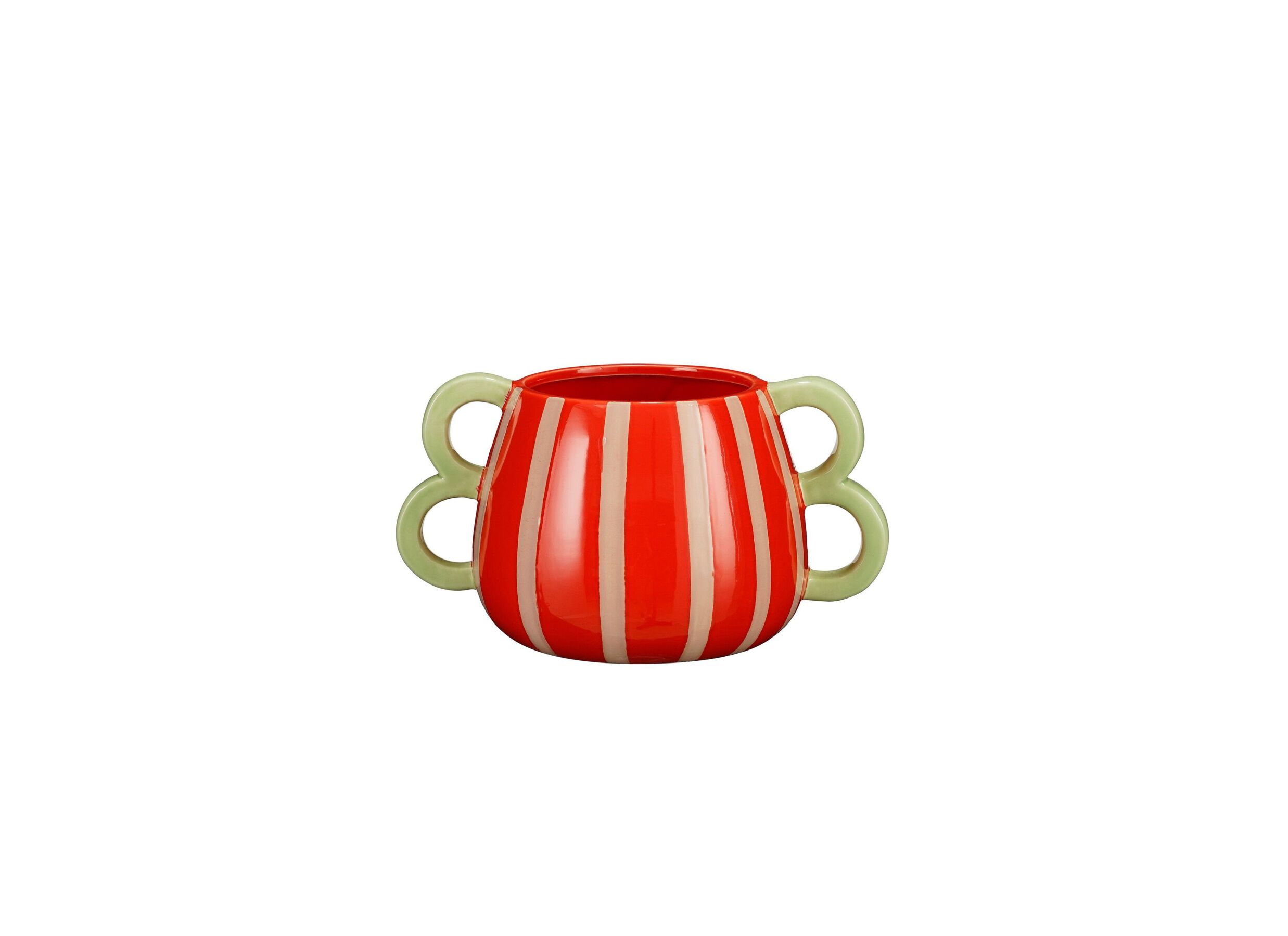 Bloempot Duke H14 - Bloempot Duke H14,5cm - dolomiet - rood
