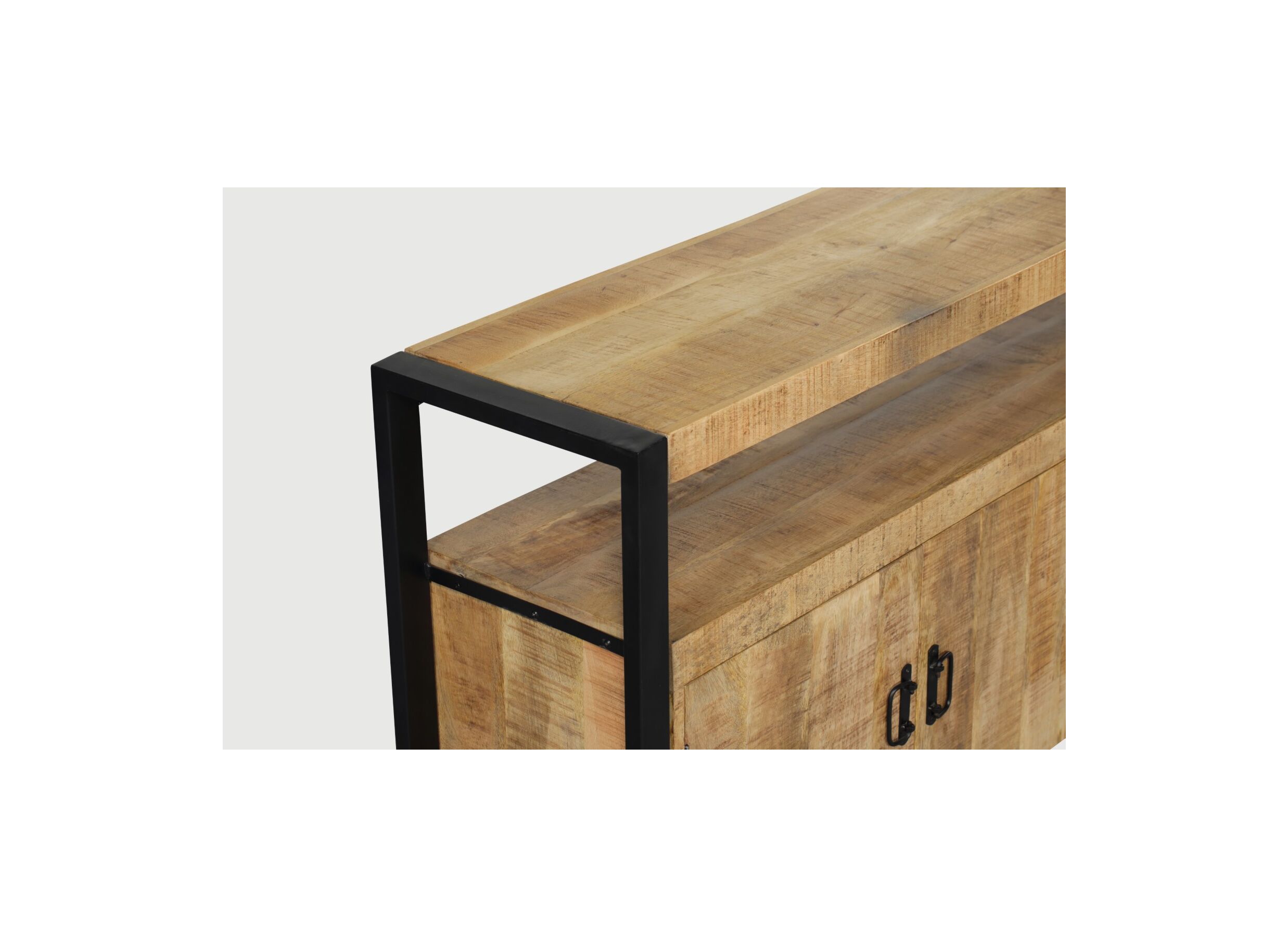 Buffet Sanguine 200cm - manguier massif - nature