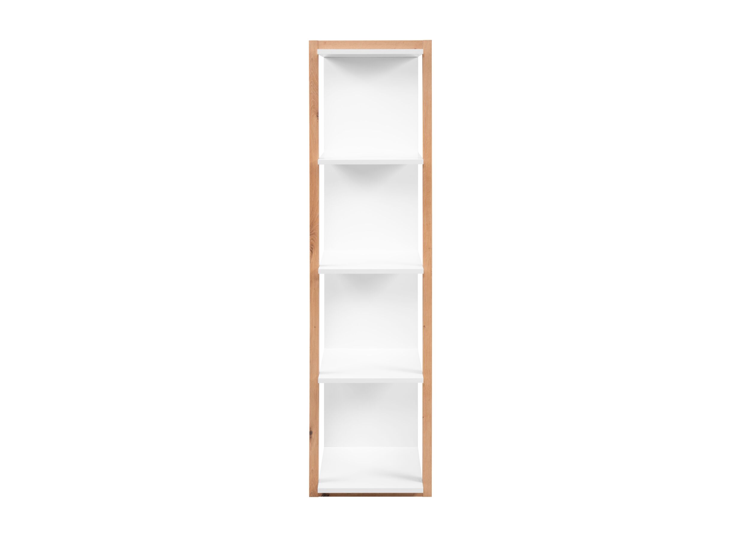 Overzichtsfoto - Boekenrek Denver 107x39x145cm - decor - wit & artisanale eik