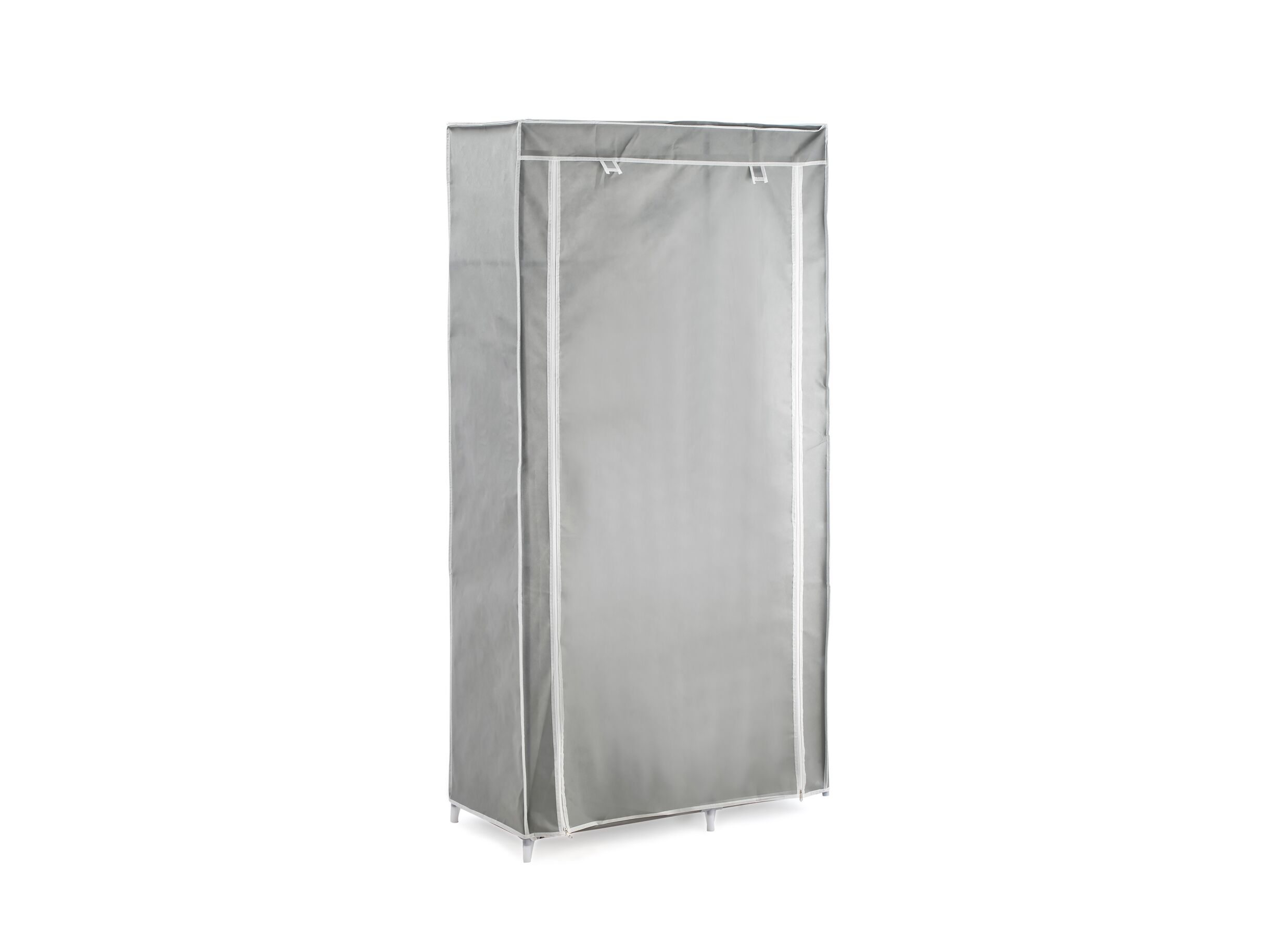 Kledingrek Fellow 90x45x178cm - metaal/stof - grijs